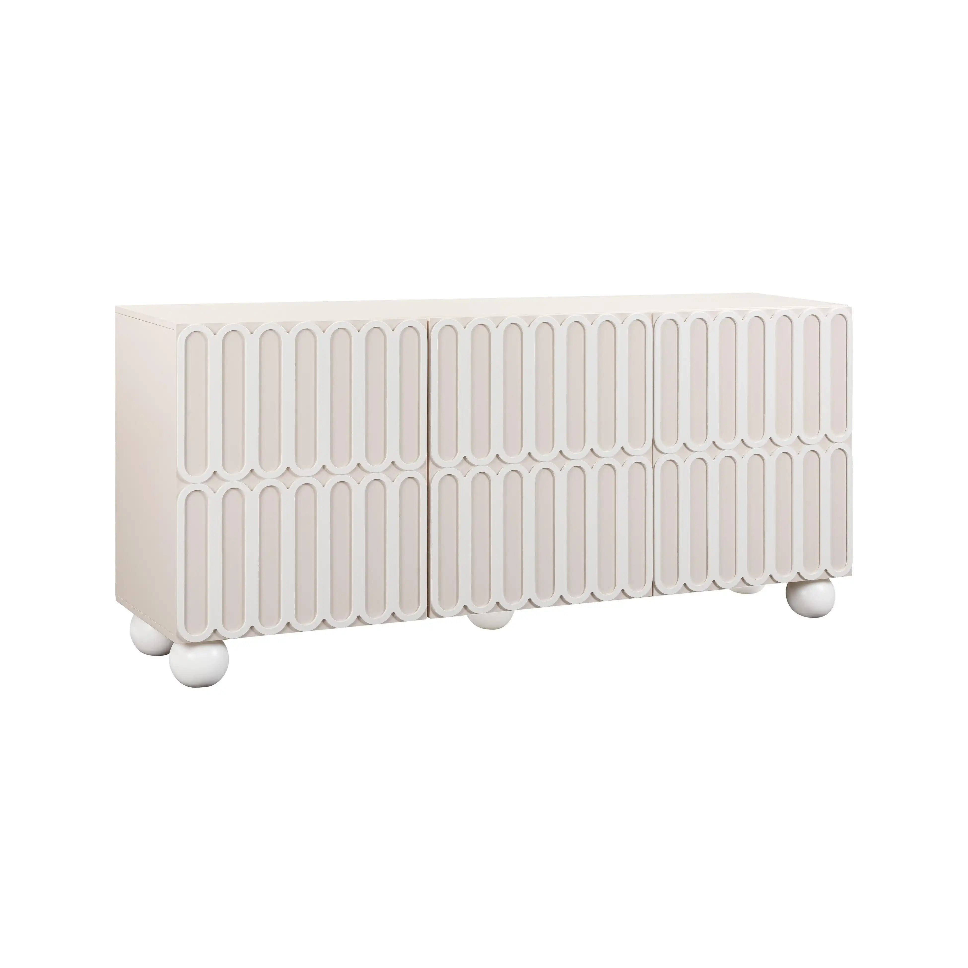 Tori Motif - Buffet - Taupe - Best Buy Furniture