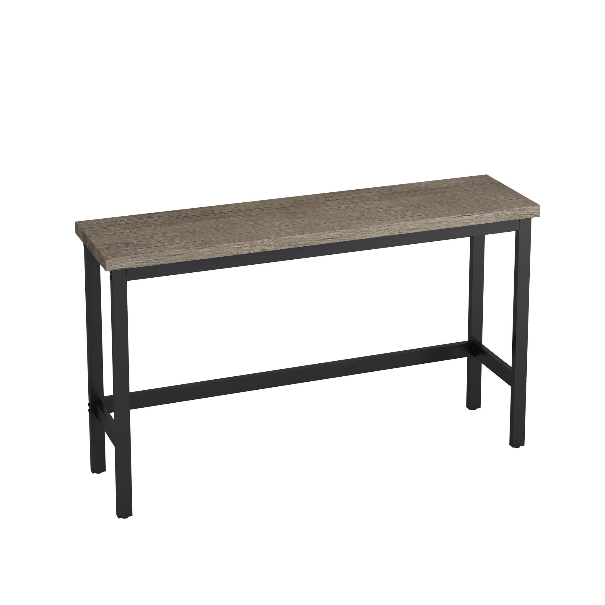 Modern Design Long Dining Table Set With 3 Stools - Best Buy Furniture