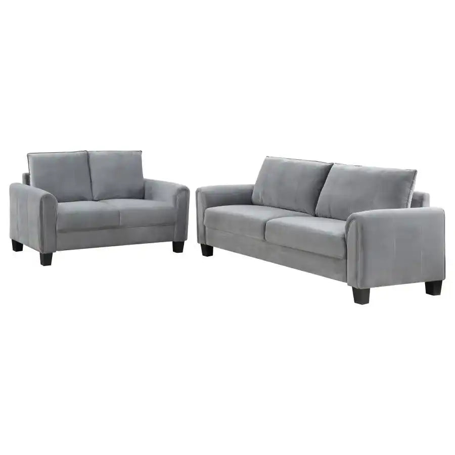 Davis - Upholstered Rolled Arm Sofa - Best Buy Furniture