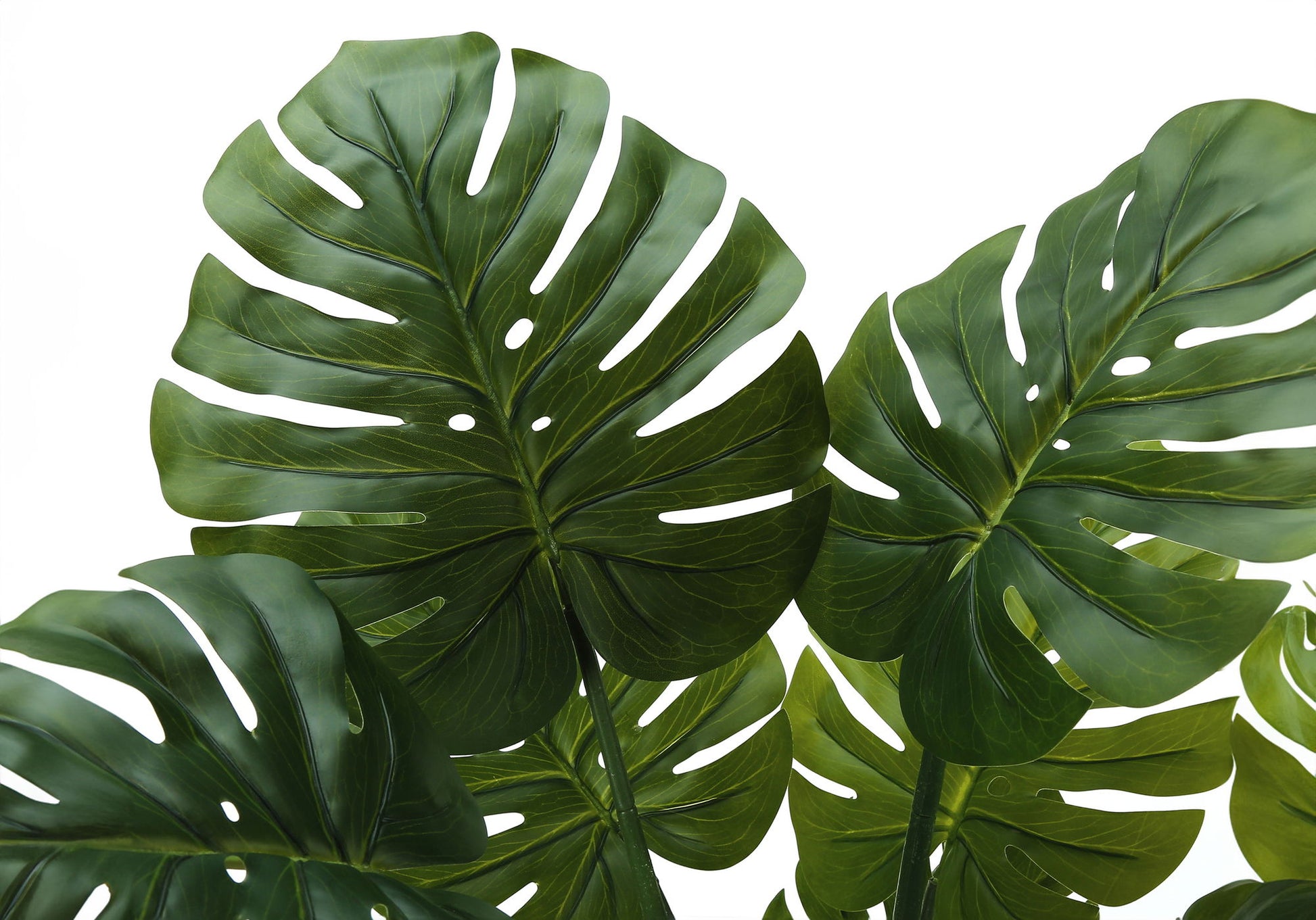 45" Tall, Artificial Plant, Monstera Tree, Indoor, Faux, Fake, Floor, Greenery, Potted, Real Touch, Decorative - Green / Black - Best Buy Furniture