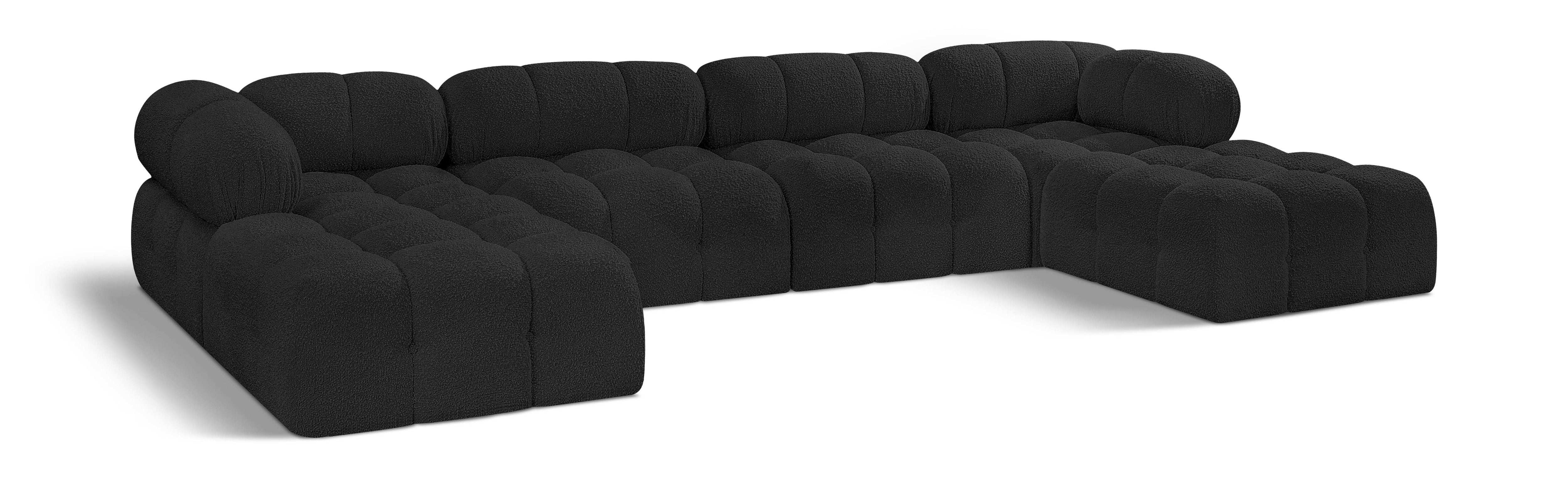 Ames - 6 Piece Fabric Modular U-Shaped Sectional - Best Buy Furniture