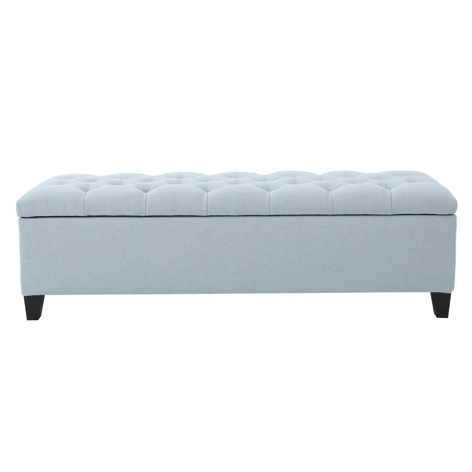 Glouster - Contemporary Storage Ottoman With Button Tufted Design - Best Buy Furniture