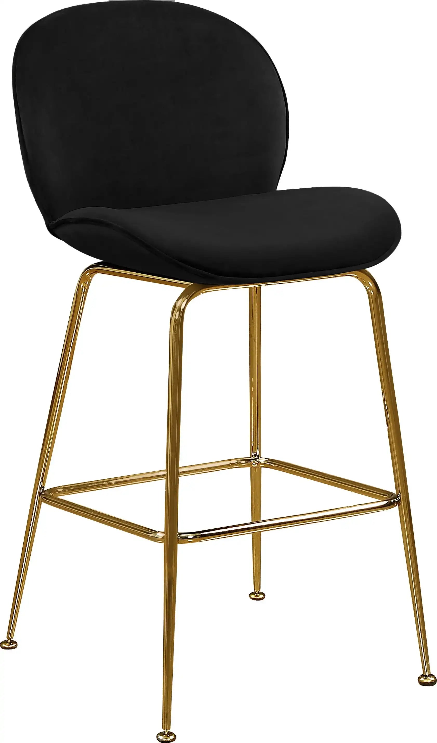Paris - Stool with Gold Legs (Set of 2) - Best Buy Furniture