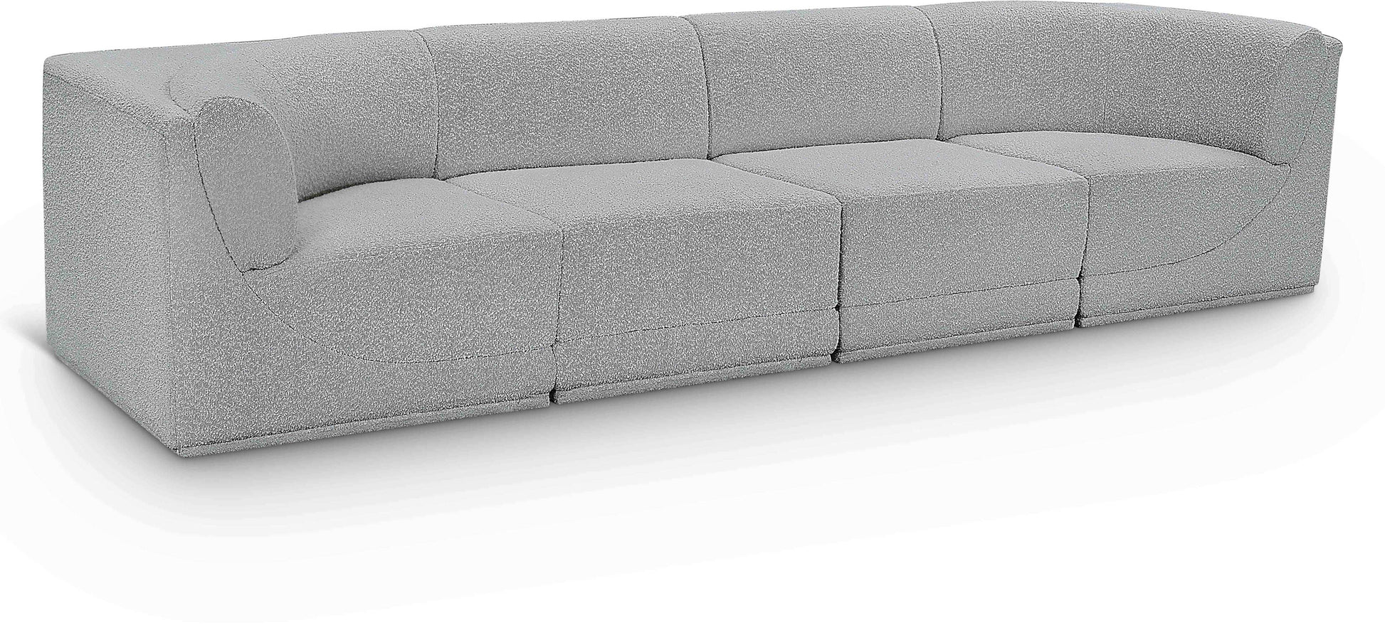 Ollie - 4 Seat Modular Sofa - Best Buy Furniture