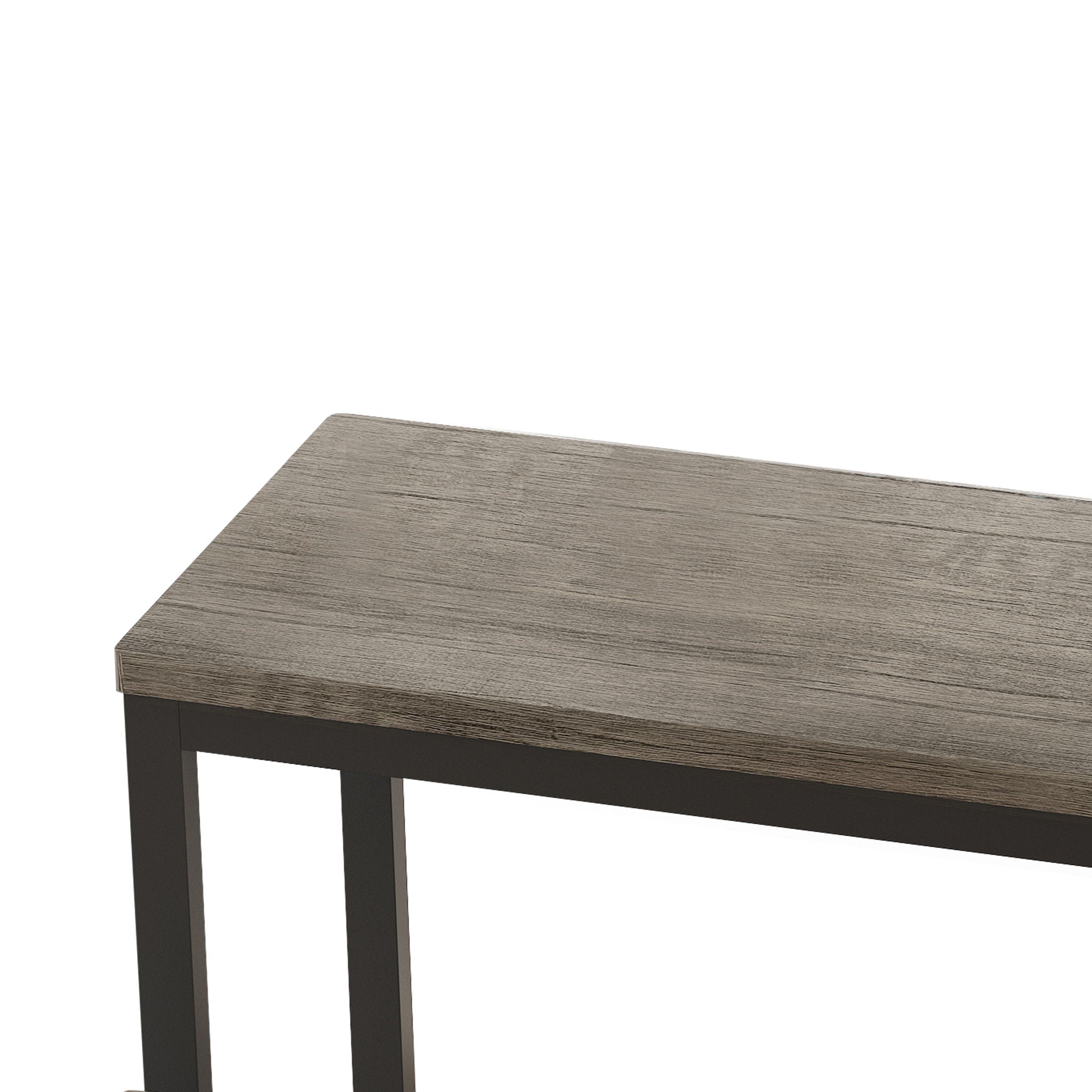 Modern Design Long Dining Table Set With 3 Stools - Best Buy Furniture