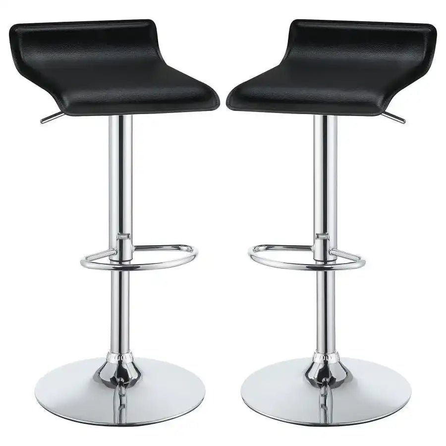 Bidwell - Upholstered Adjustable Bar Stool (Set of 2) - Best Buy Furniture