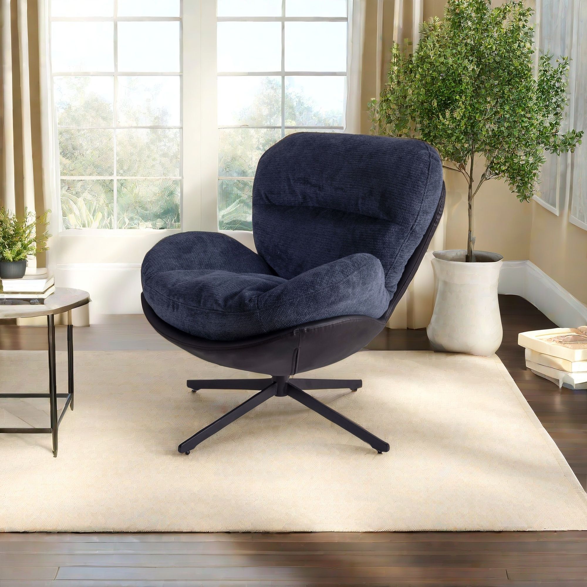 360° Swivel Office Chair, No Wheels - Best Buy Furniture