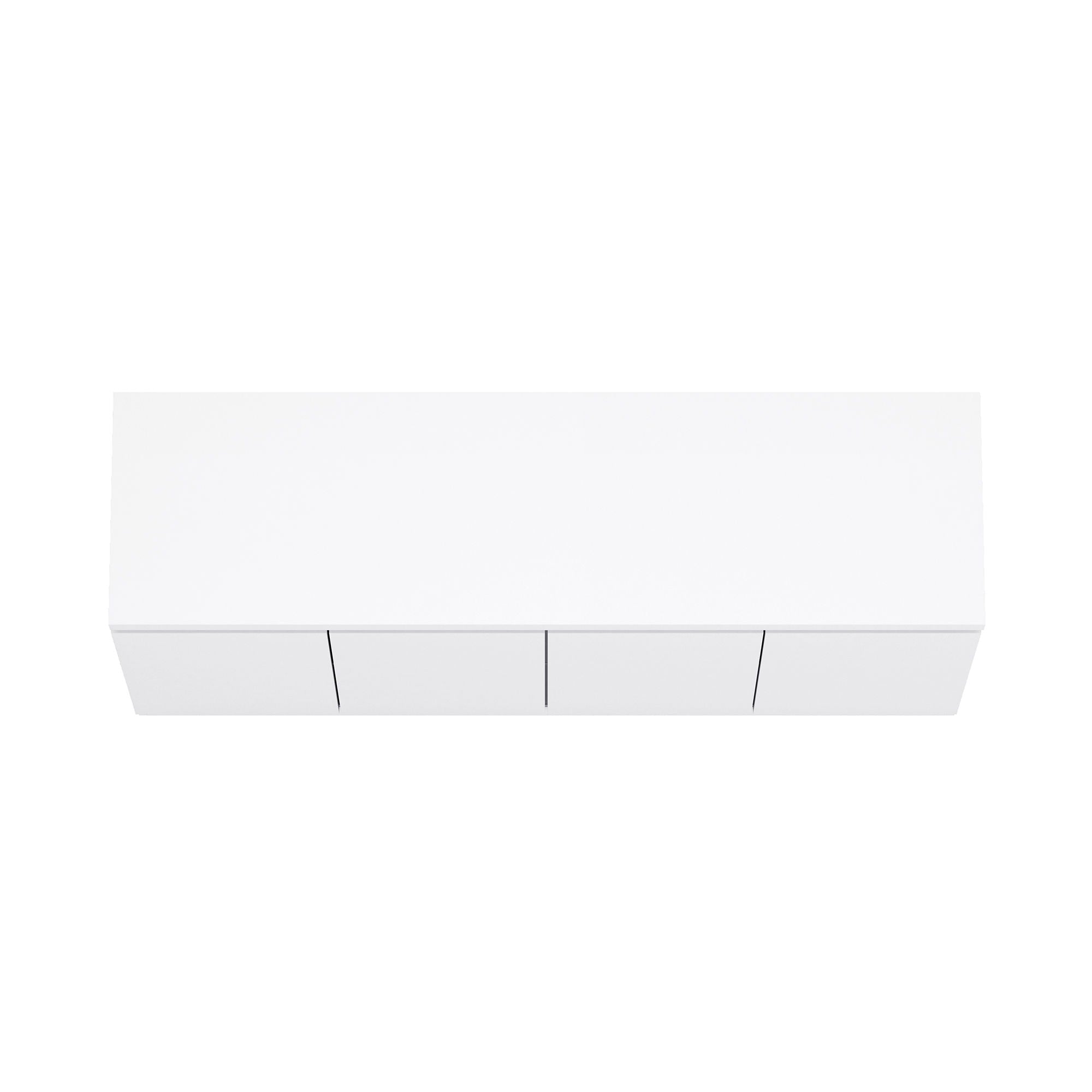 Viennese - Sideboard With Concealed Storage, Dining Room Cabinet - White