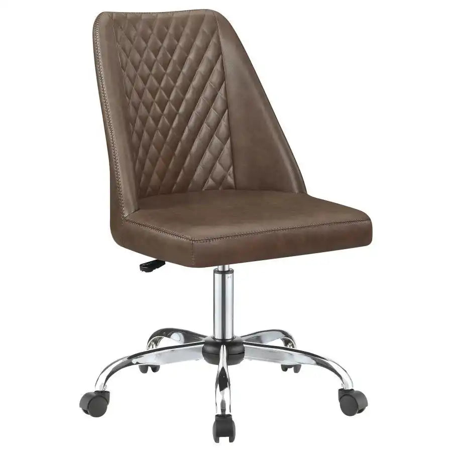 Althea - Upholstered Adjustable Home Office Desk Chair - Best Buy Furniture
