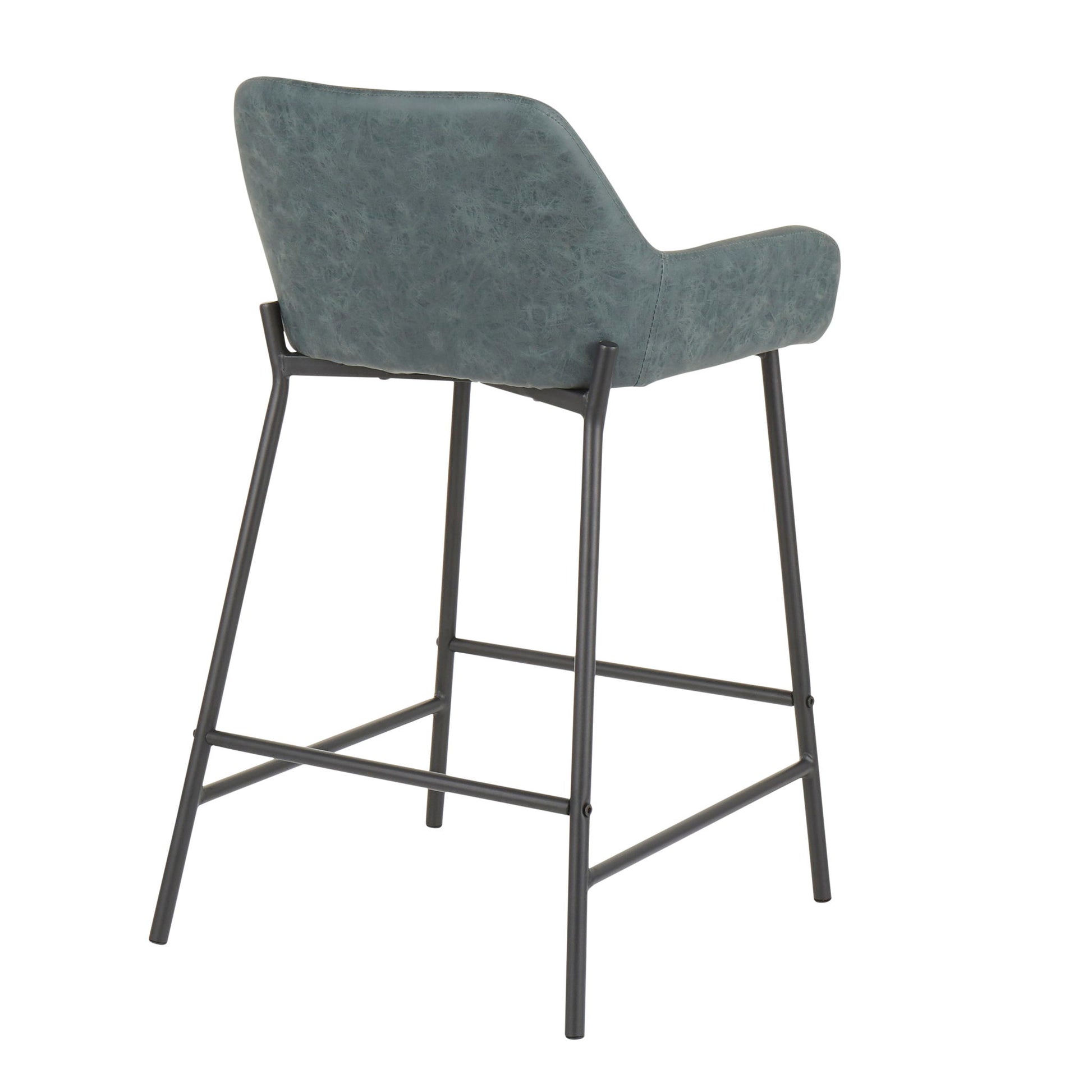 Daniella - Industrial Fixed Height Counter Stool (Set of 2) - Best Buy Furniture
