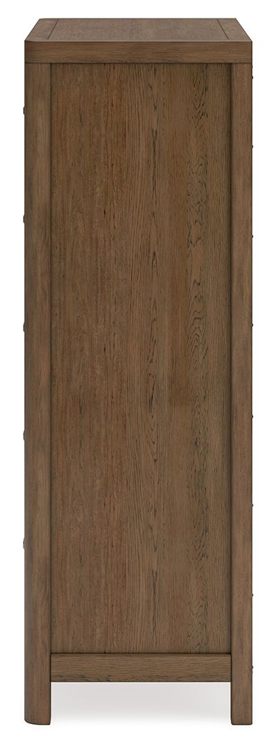 Cabalynn - Five Drawer Chest - Light Brown - Best Buy Furniture