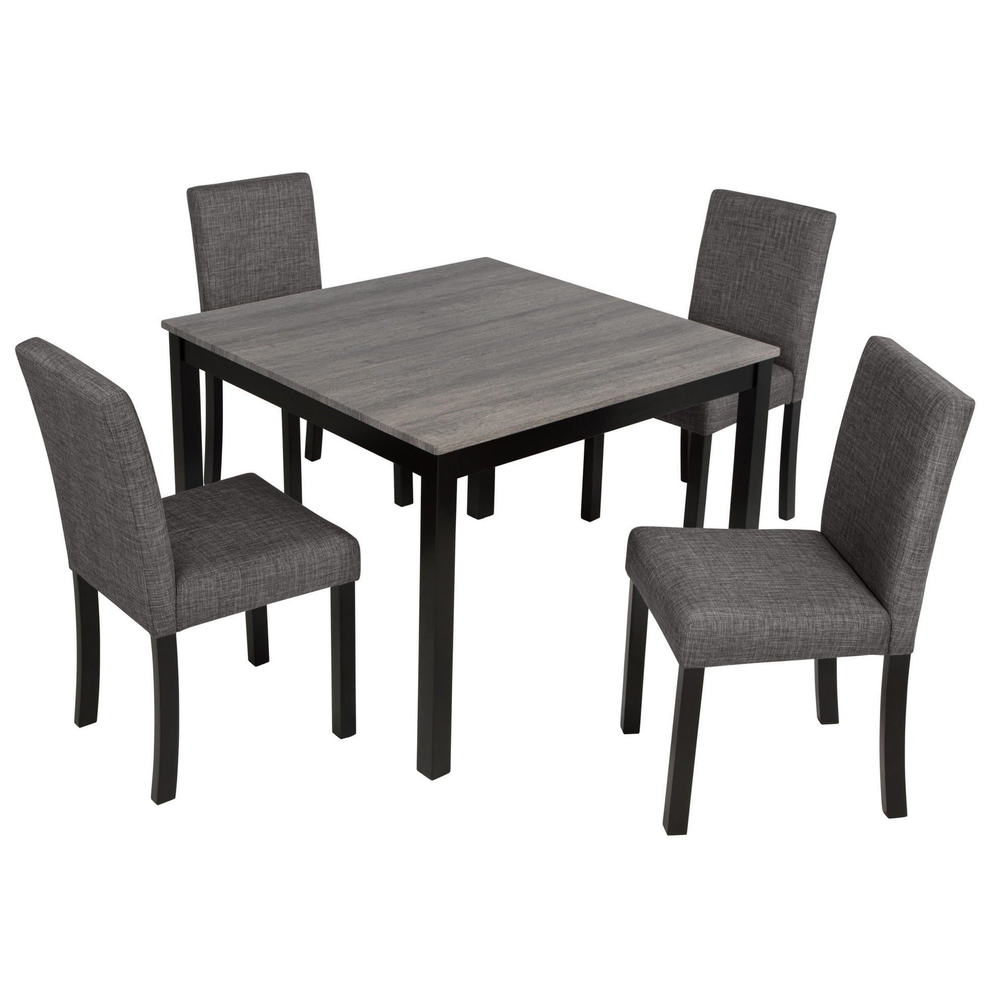 Modern Dining Table Set With Upholstered Chairs For Dining Room - Best Buy Furniture