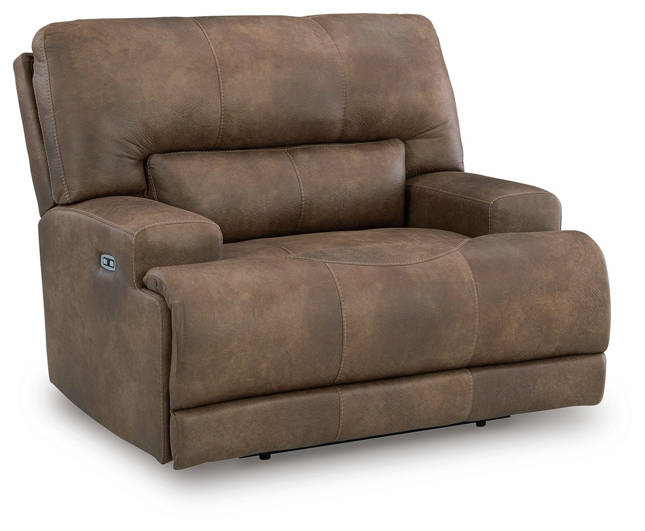 Beckley Place - Power Recliner With Adjustable Headrest - Earth - Best Buy Furniture