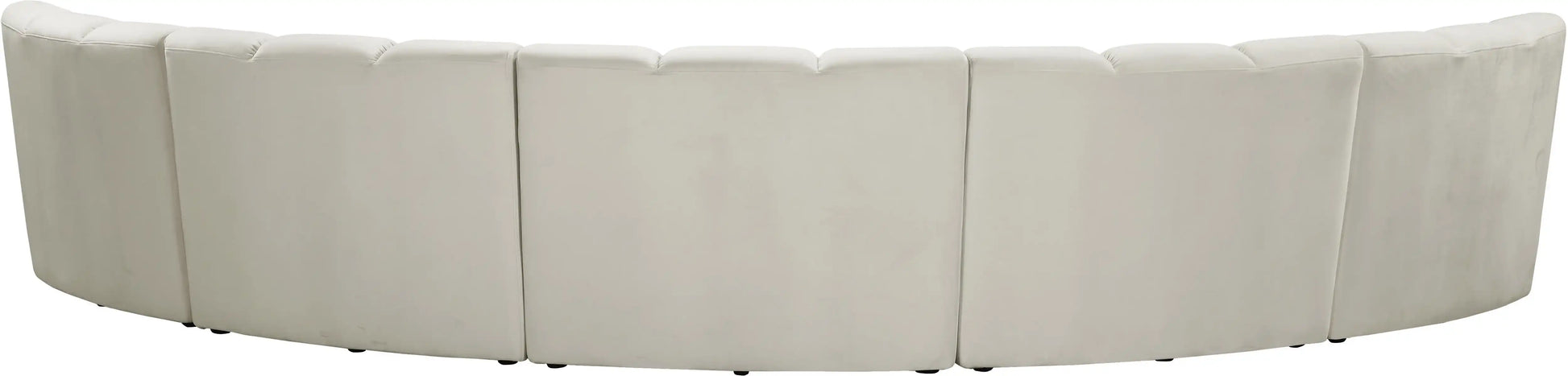 Infinity - 5 Piece Velvet Modular Sectional - Best Buy Furniture