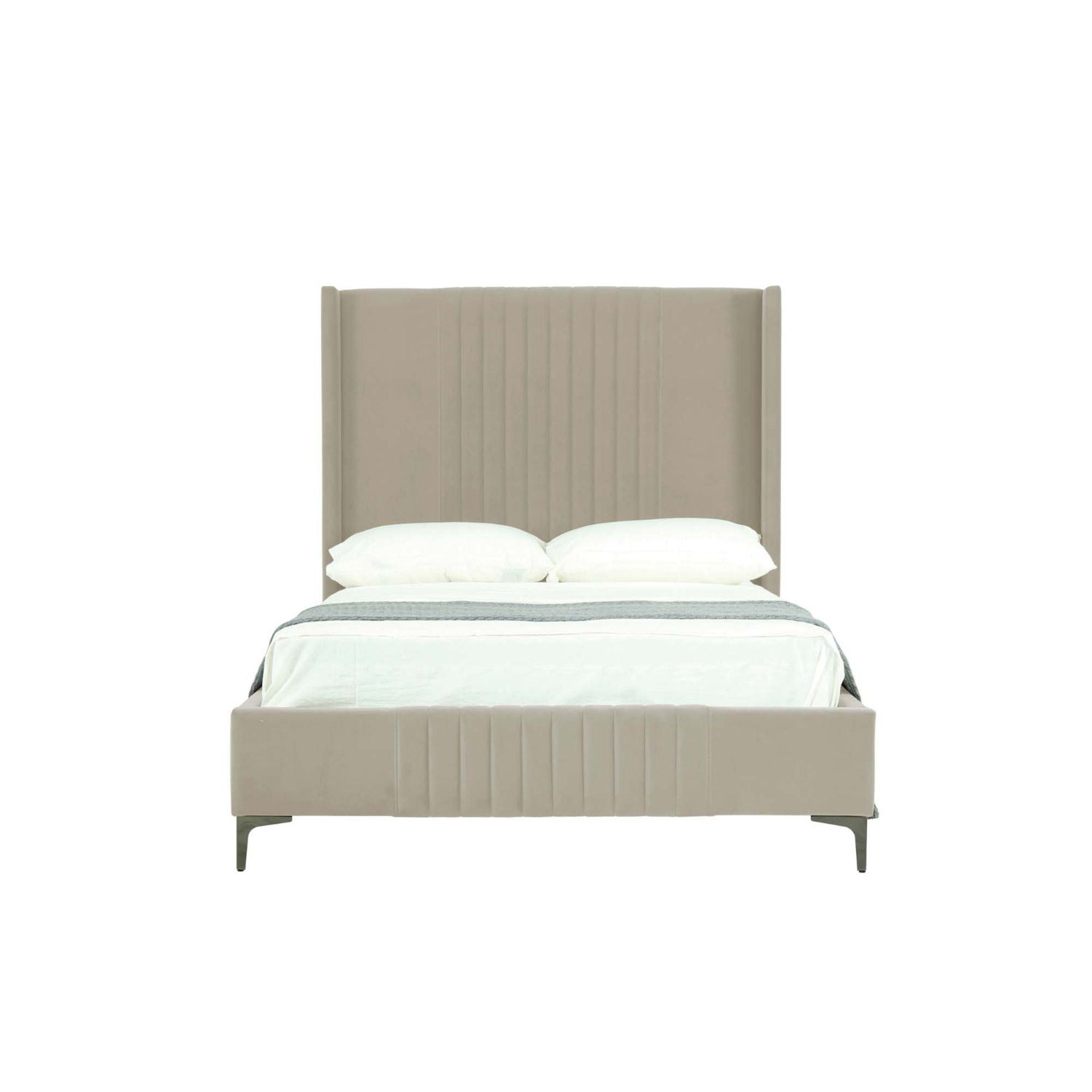 Promenade - Bed With Upholstered Headboard And Slats