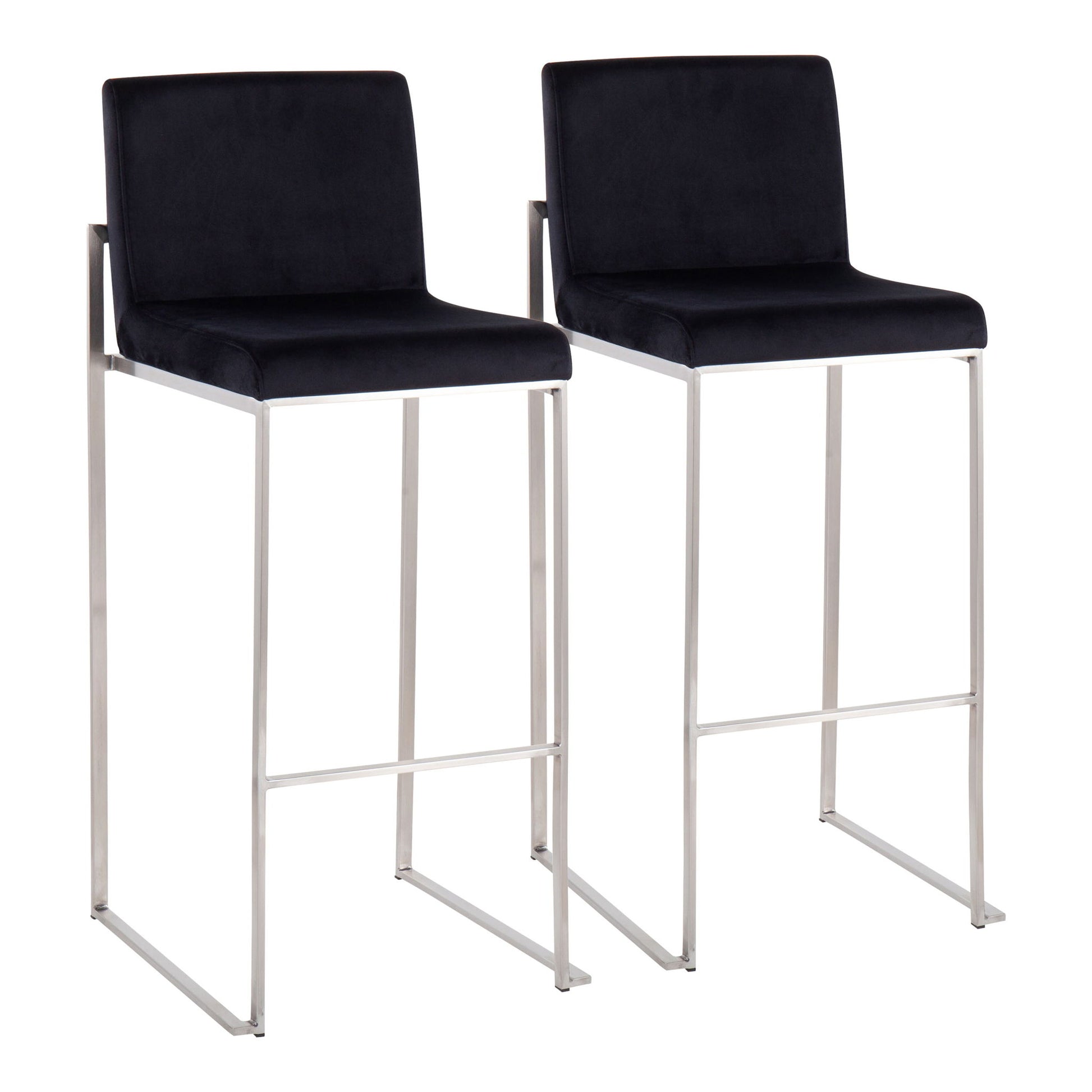 Fuji - Contemporary And Modern Elegance High Back Barstool - Best Buy Furniture