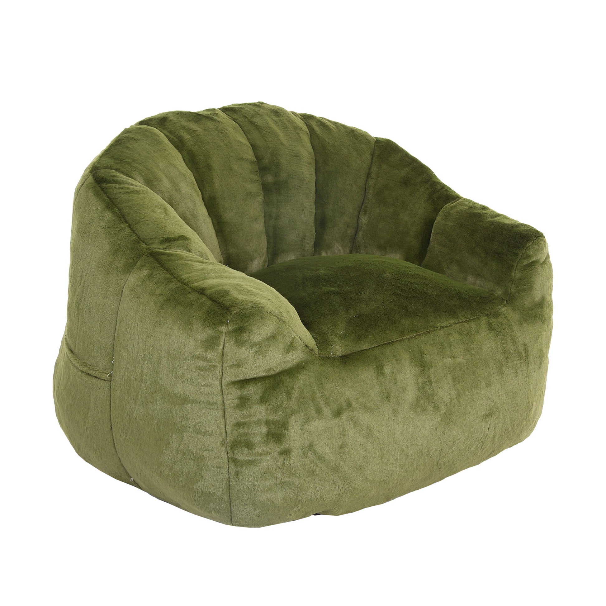 Beanbag Chair, Beanbag Sofa Chair With Armrests Stuffed High Density Foam - Best Buy Furniture