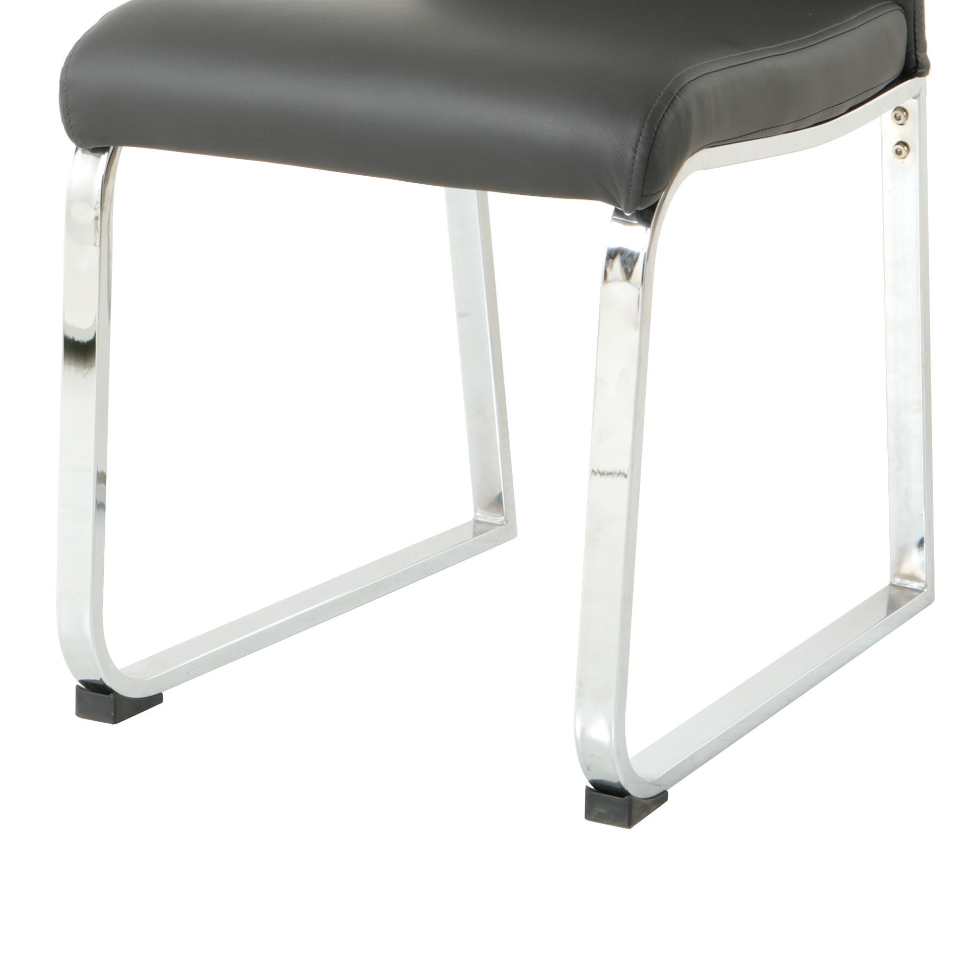 Modern Upholstered Dining Chair Electroplated Metal Legs (Set of 2) - Best Buy Furniture