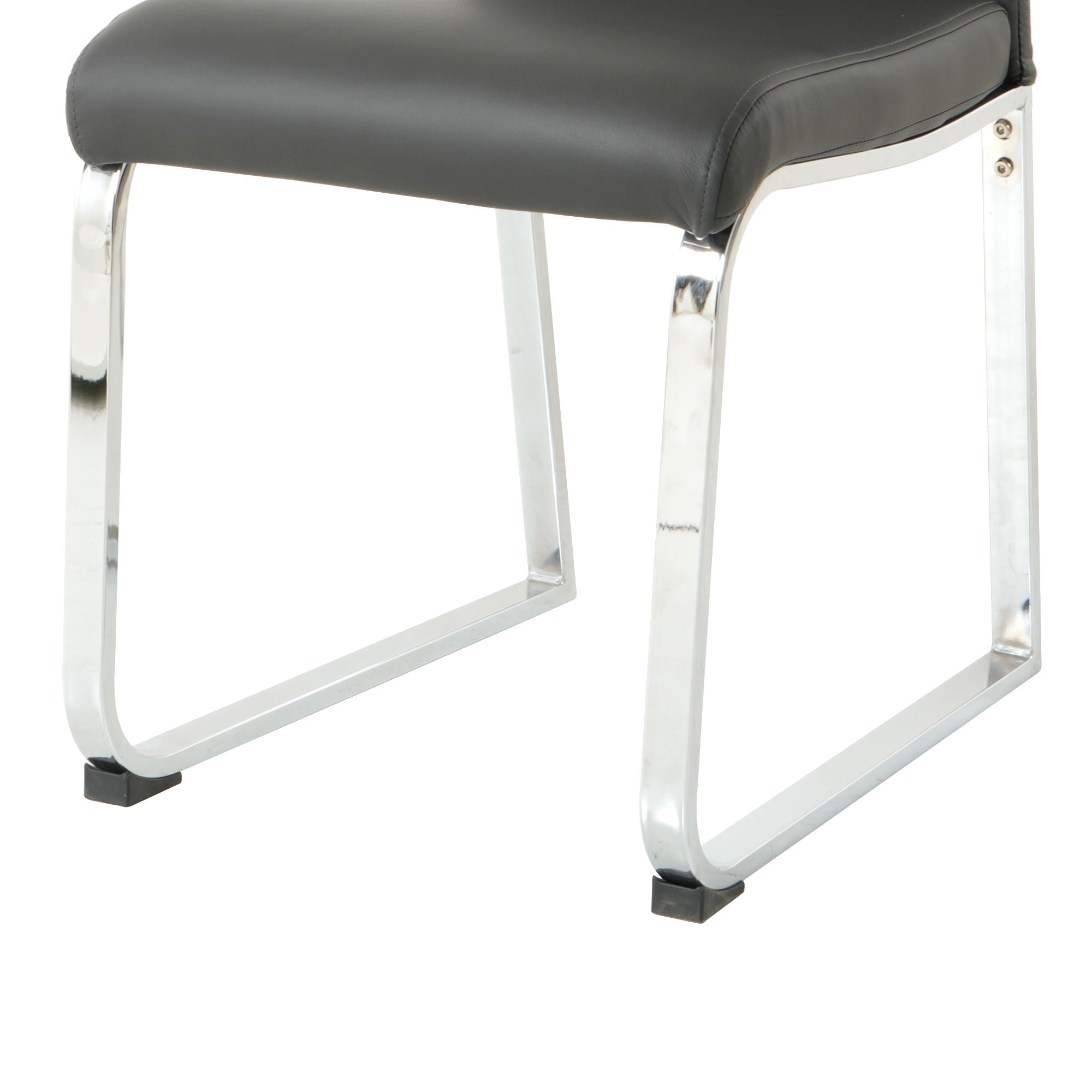 Modern Upholstered Dining Chair Electroplated Metal Legs (Set of 2) - Best Buy Furniture