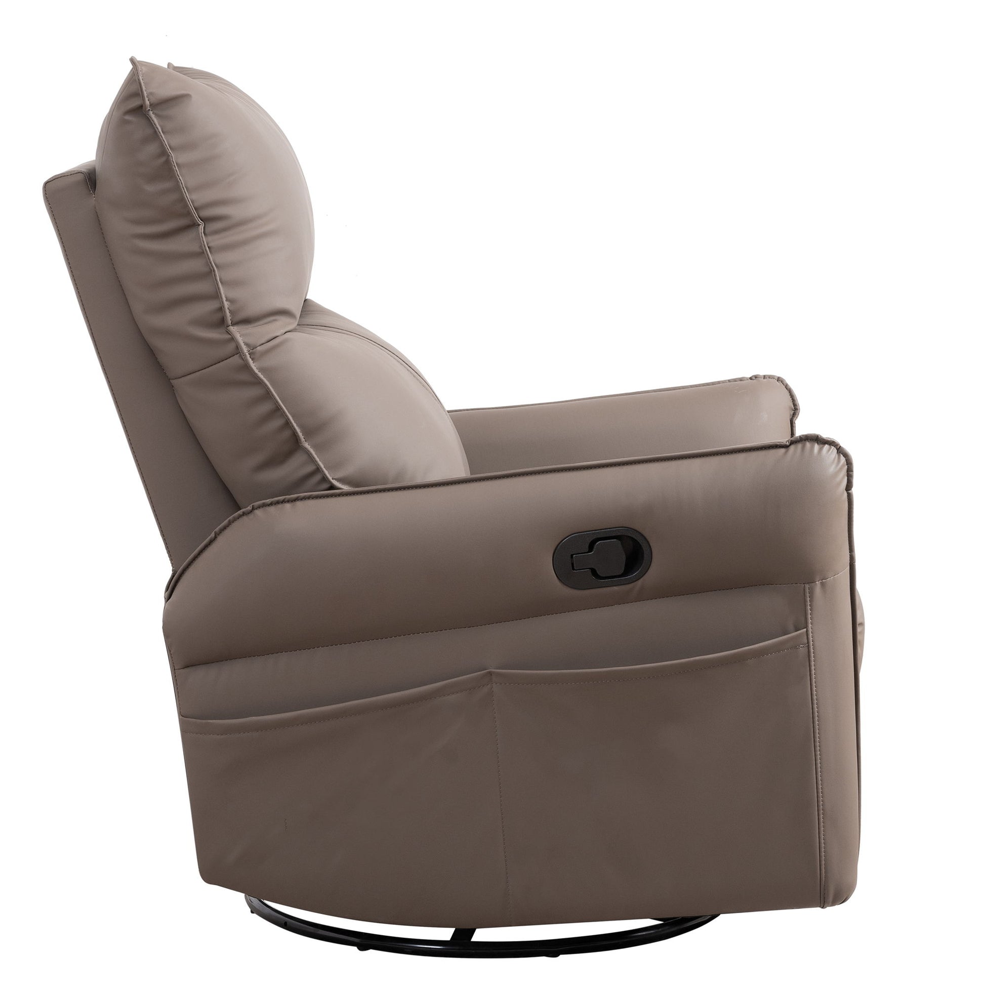 360° Modern Small Rocking Swivel Recliner Chair With Side Pocket - Best Buy Furniture