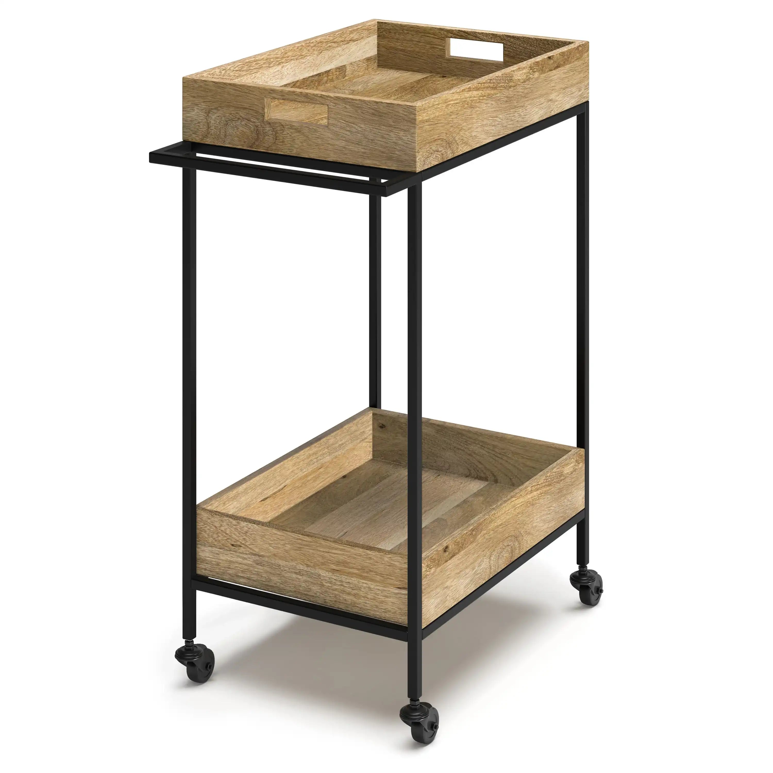 Simons - Bar Cart - Natural - Best Buy Furniture