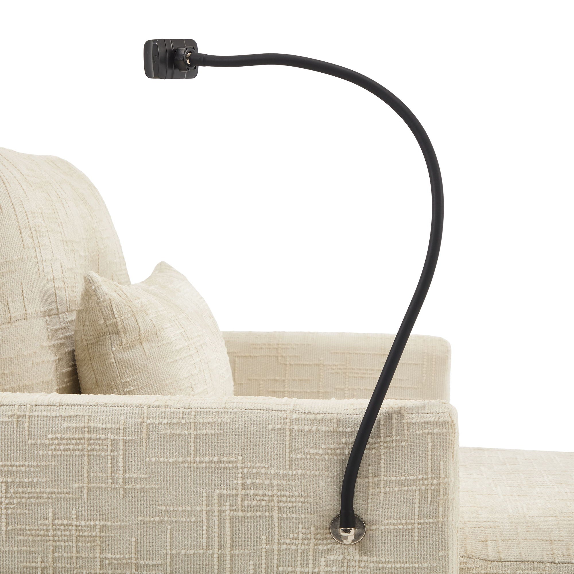 Multifunctional Chenille Recliner Sofa With Storage And Phone Bracket - Best Buy Furniture