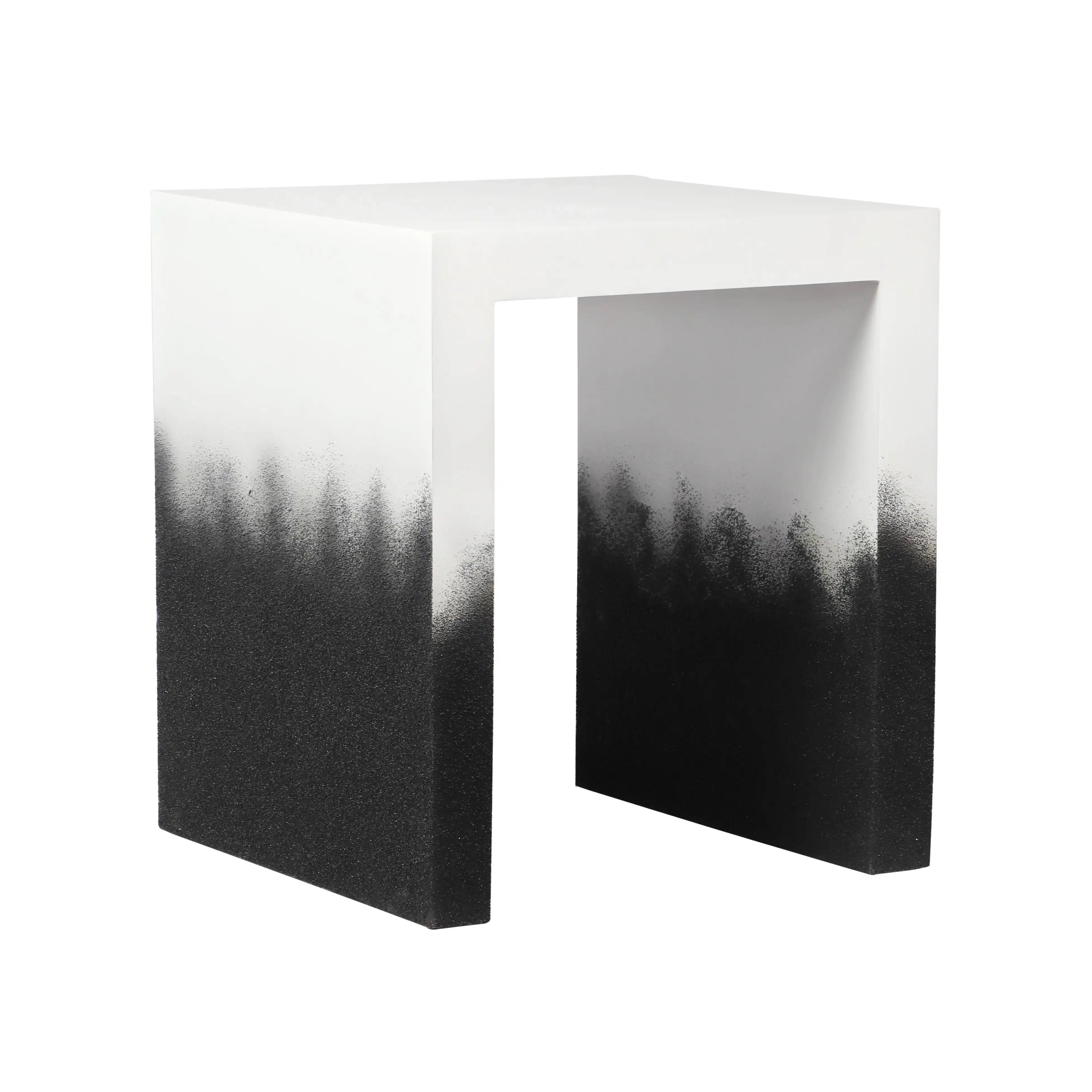 Matra - End Table - Black And White - Best Buy Furniture
