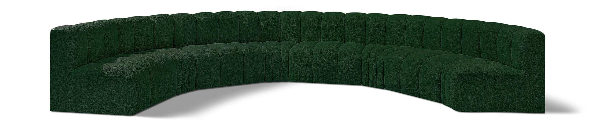 Arc - Boucle Fabric 8 Piece U-Shaped Modular Sofa - Best Buy Furniture