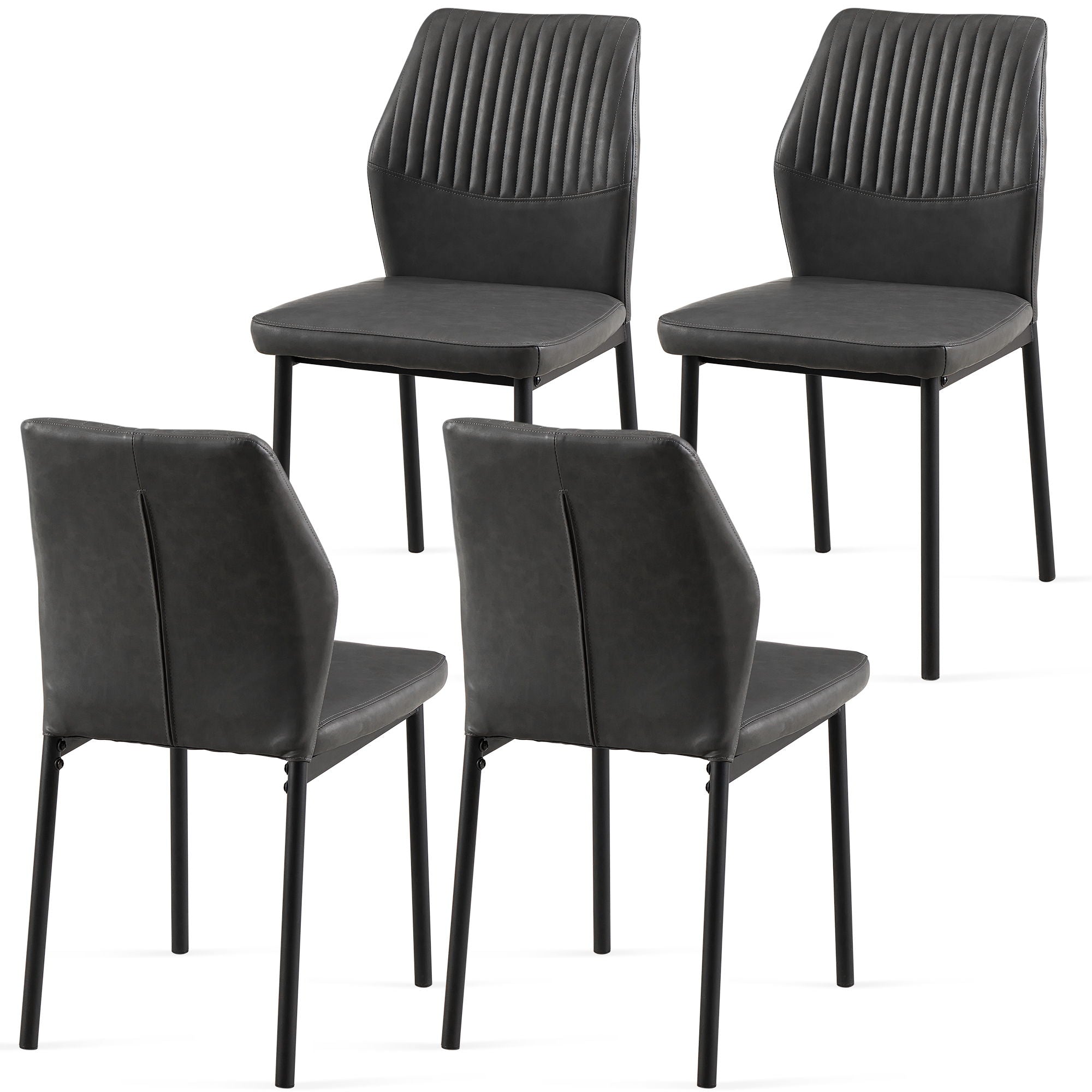 Dining Chairs Living Room Chair Modern Kitchen Armless Side Chair With Metal Legs - Best Buy Furniture
