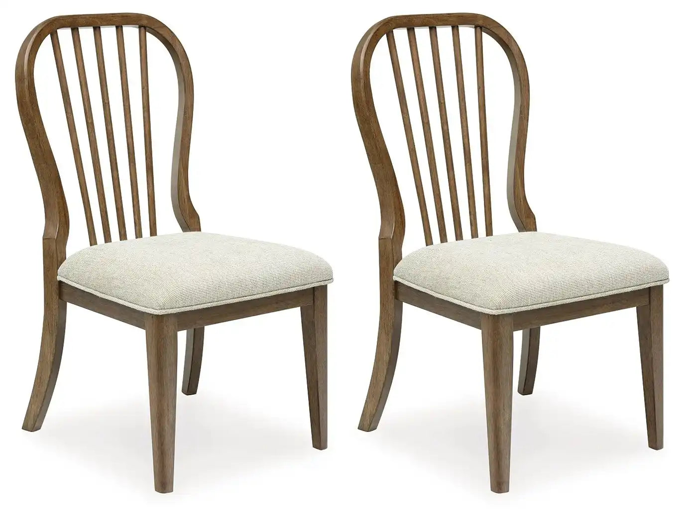 Sturlayne - Dining Upholstered Side Chair (Set of 2) - Spindleback - Brown - Best Buy Furniture