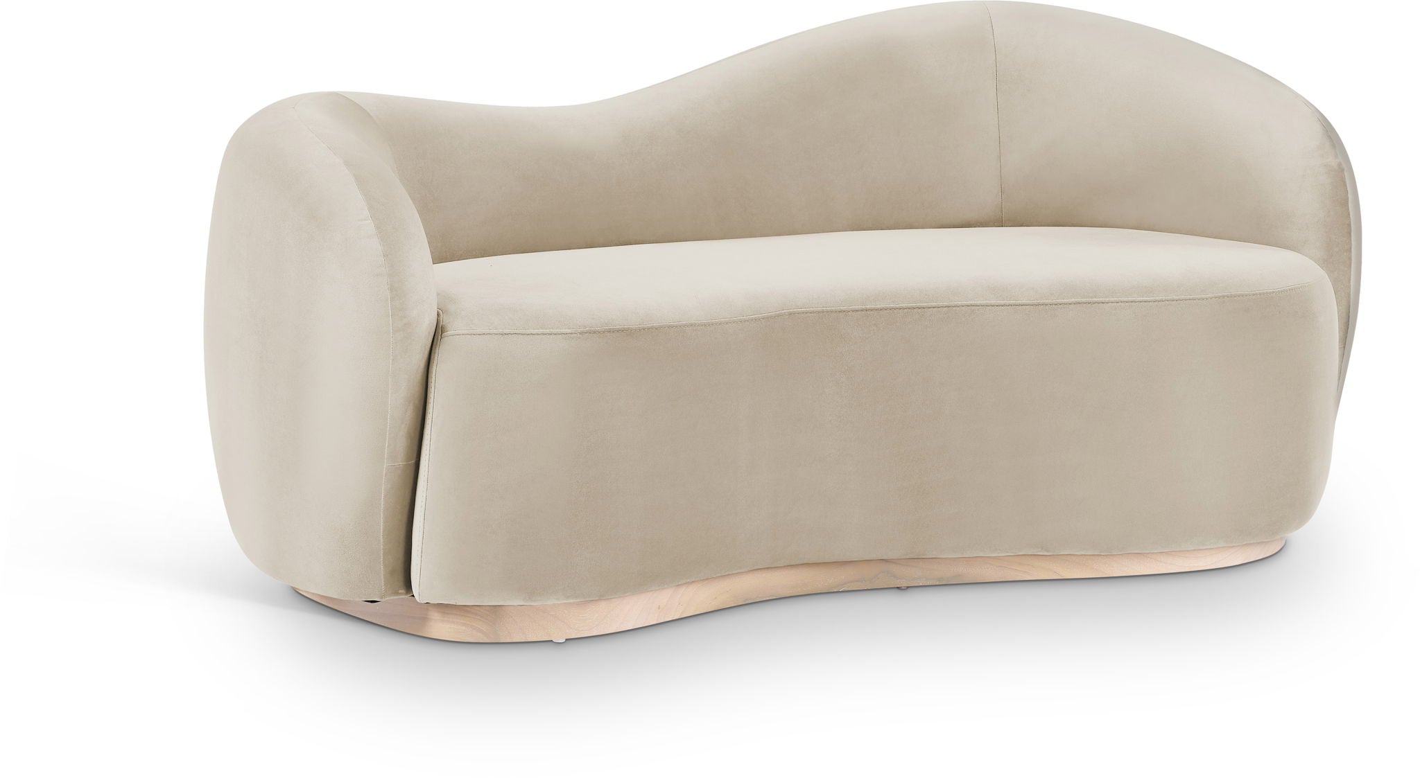 Gustavo - Velvet Upholstered Loveseat - Best Buy Furniture