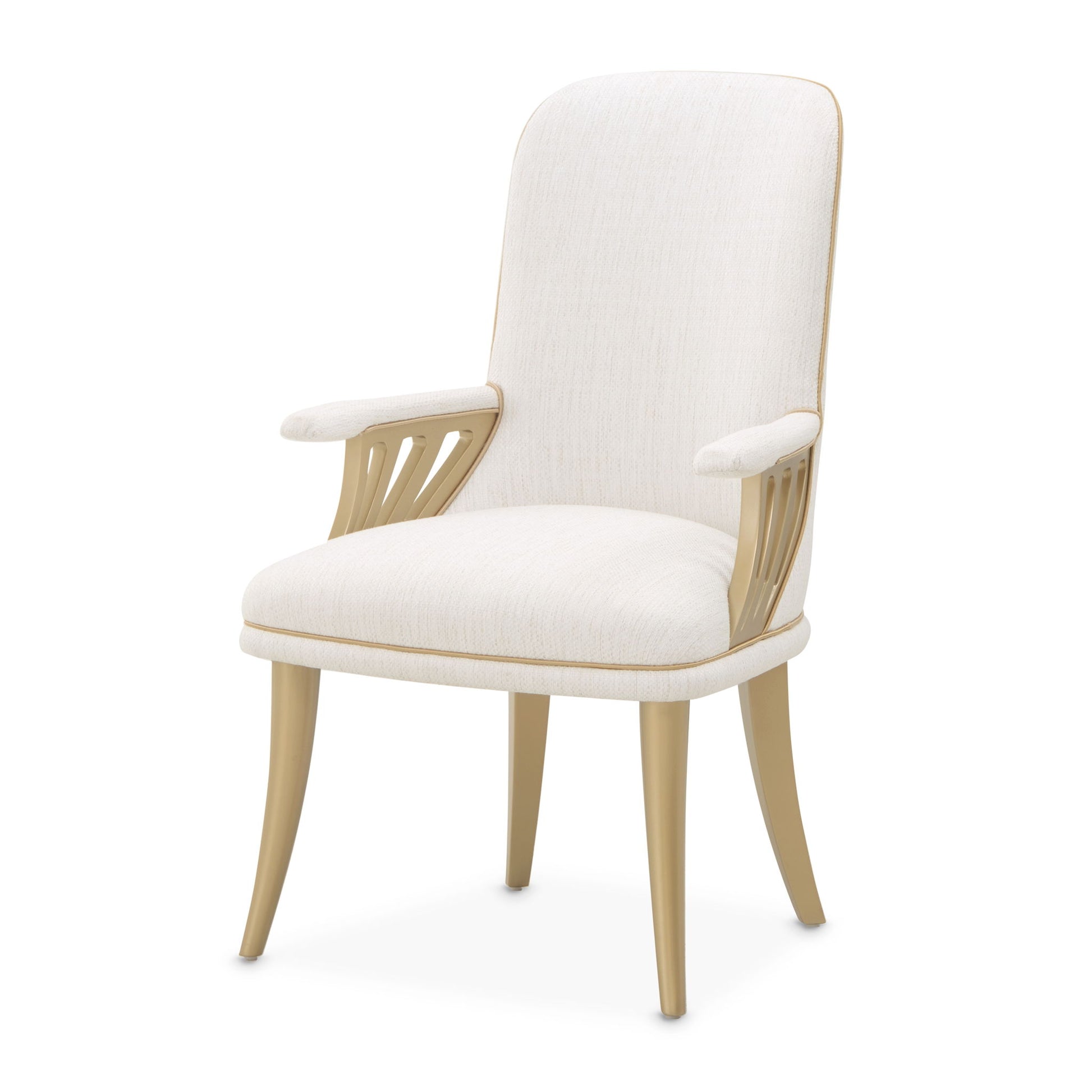 La Terrazza - Dining Arm Chair (Set of 2) - Creamy Pearl - Best Buy Furniture
