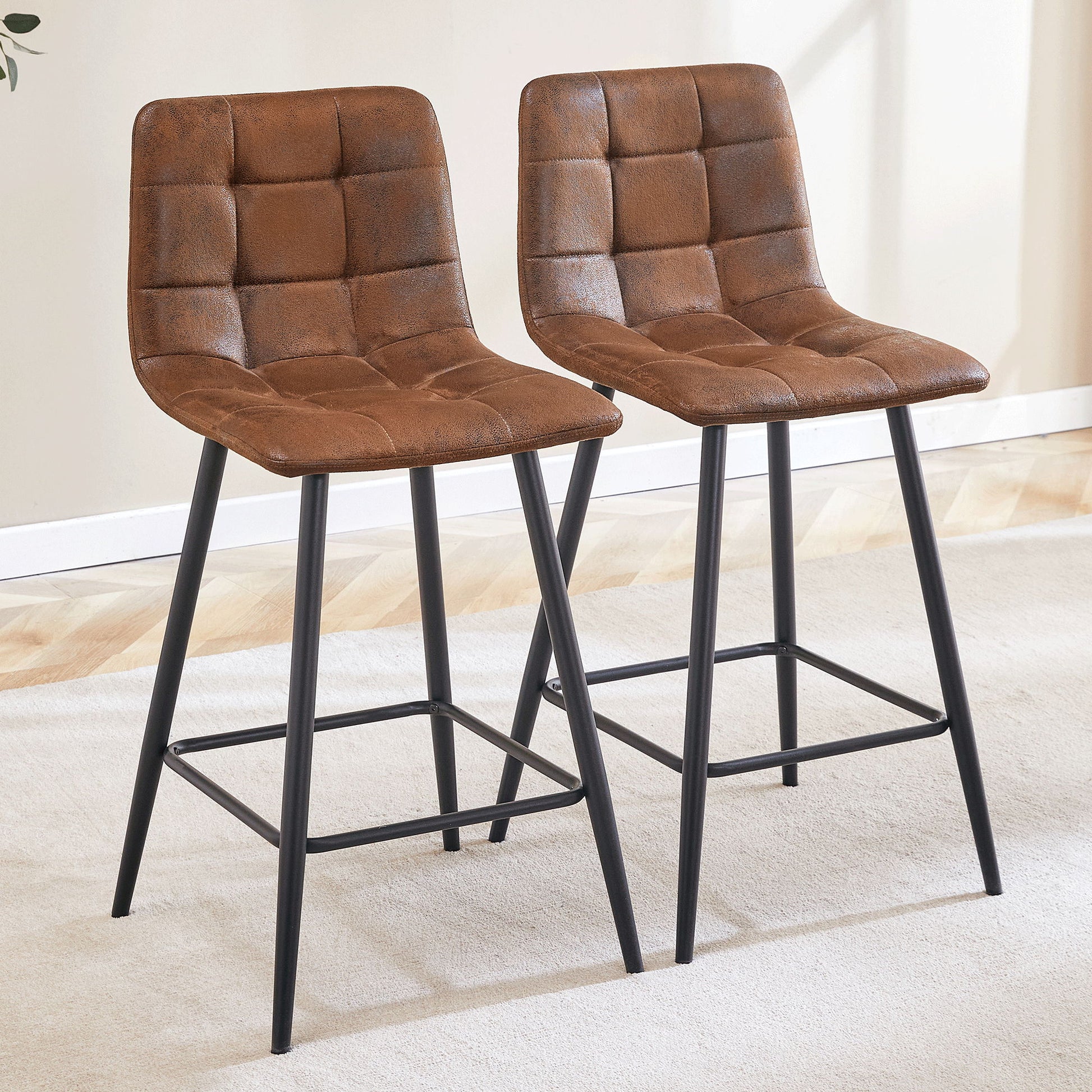 Bar Chair Set Comfortable With Metal Legs And Ergonomic Design - Best Buy Furniture