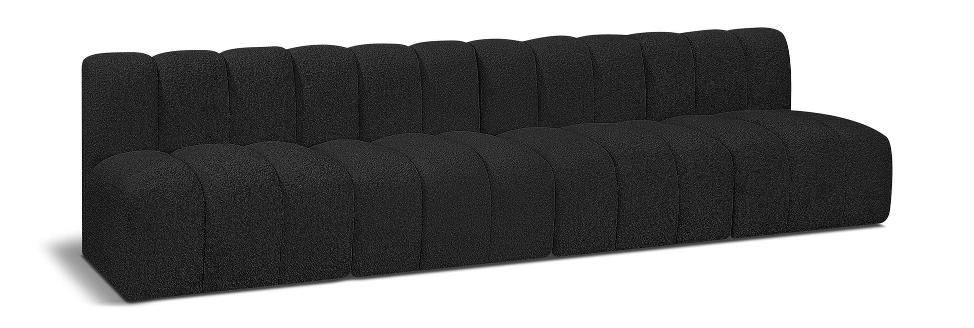 Arc - Boucle Fabric 4 Seats Modular Sofa - Best Buy Furniture