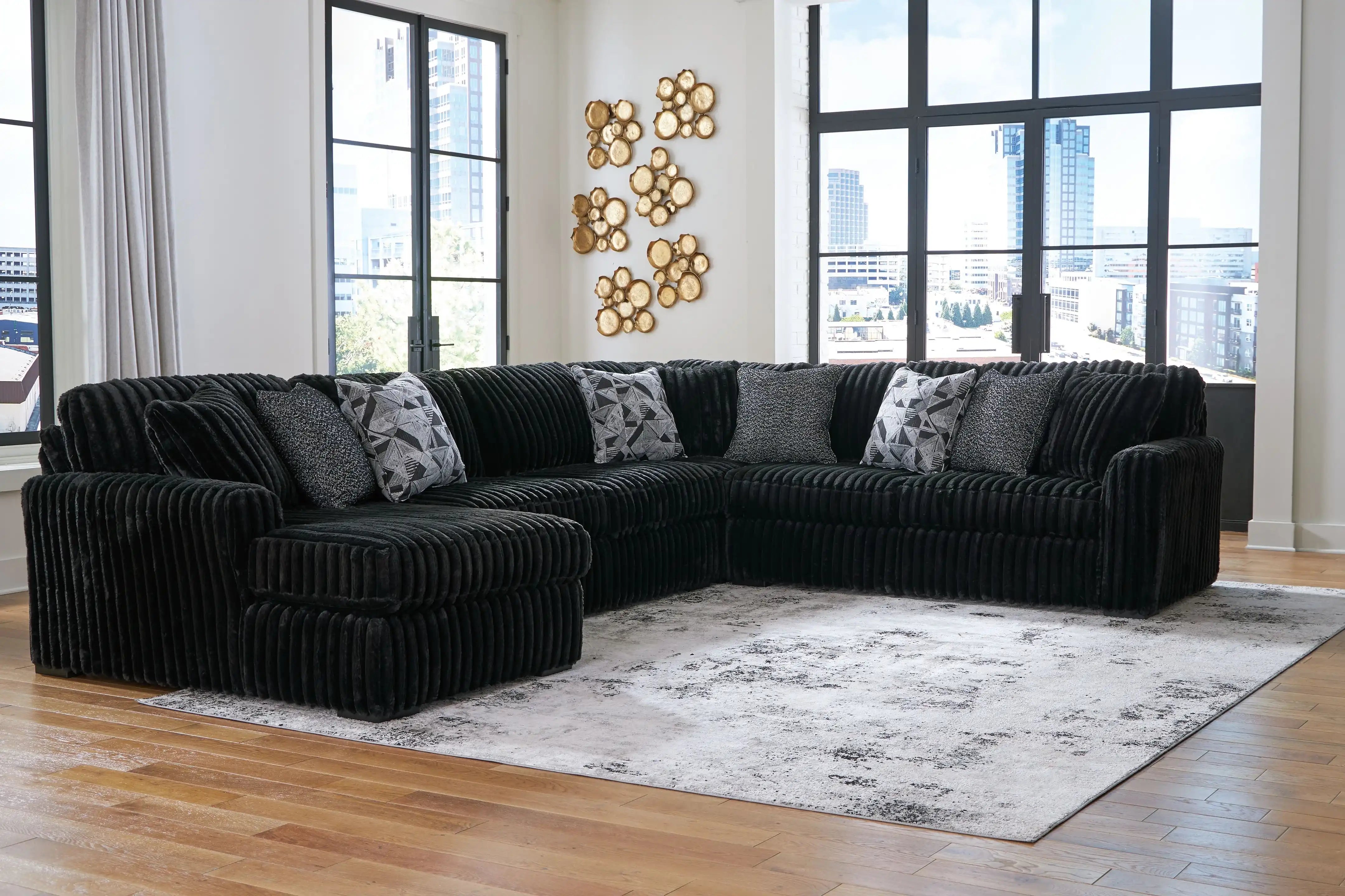 Midnight-Madness - Sectional - Best Buy Furniture