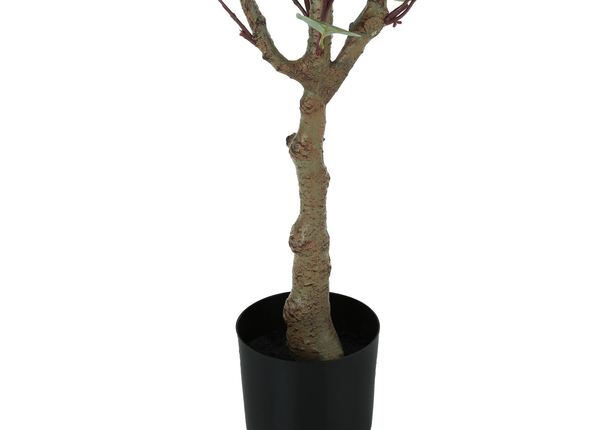 46" Tall, Artificial Plant, Eucalyptus Tree, Indoor, Faux, Fake, Floor, Greenery, Potted, Decorative - Green / Black - Best Buy Furniture