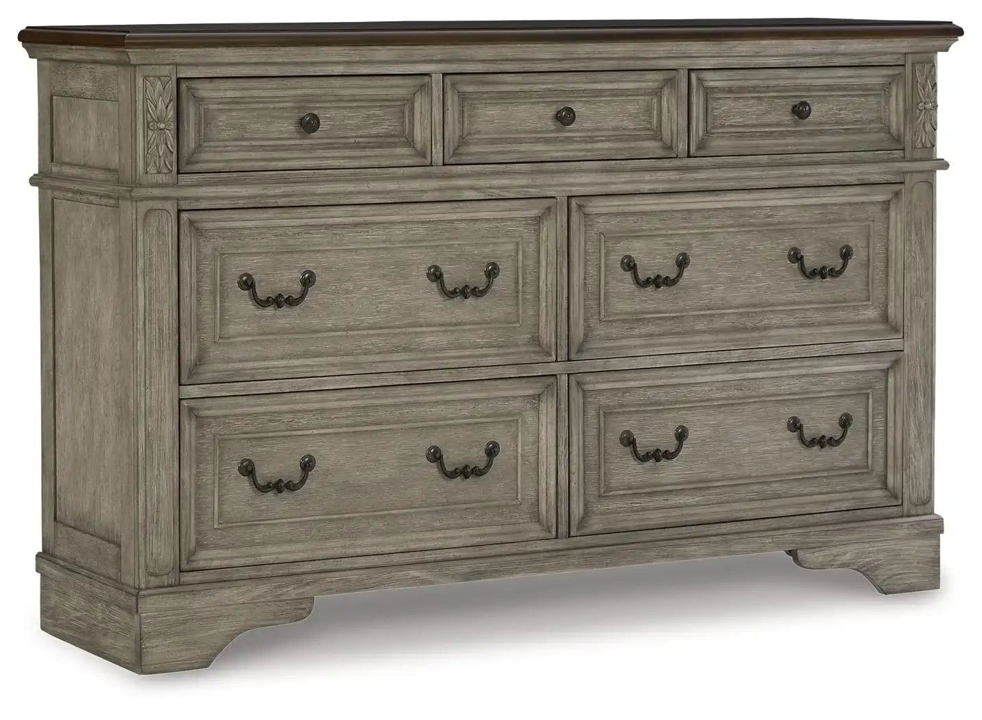 Lodenbay - Dresser - Antique Gray - Best Buy Furniture