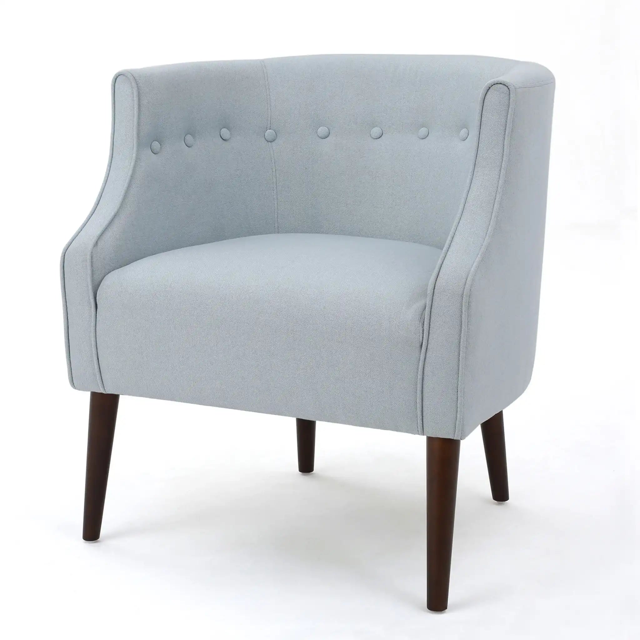 Contemporary Upholstered Club Chair With Button Tufting - Best Buy Furniture