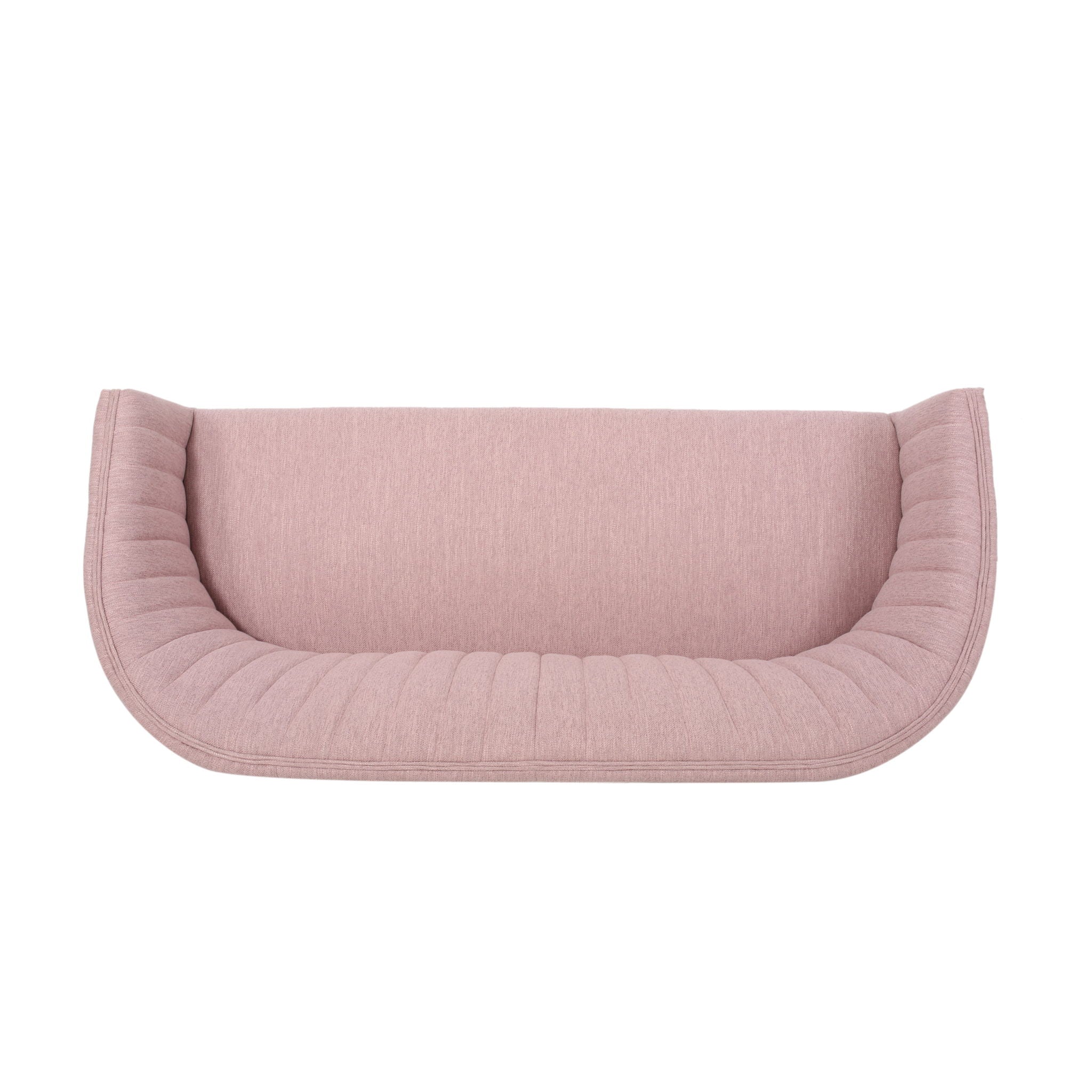 Mid Century Modern Loveseat With Channel Stitched Backrest - Best Buy Furniture