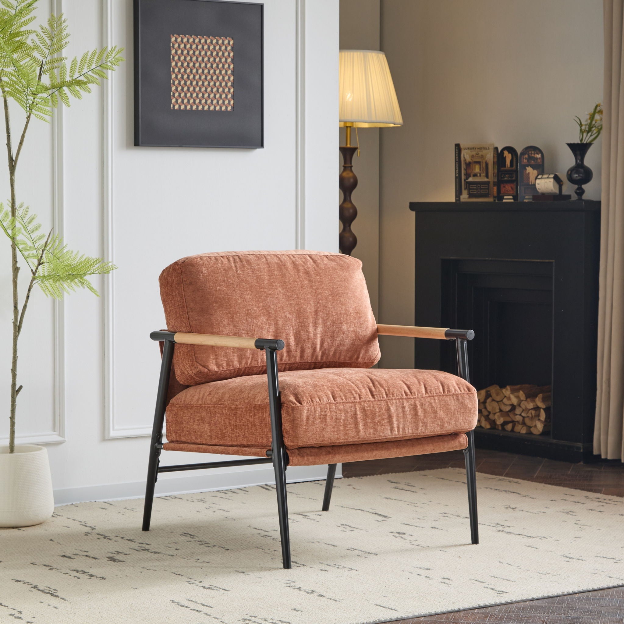 Modern Accent Chair With Plush Cushions, Cozy Seating - Best Buy Furniture