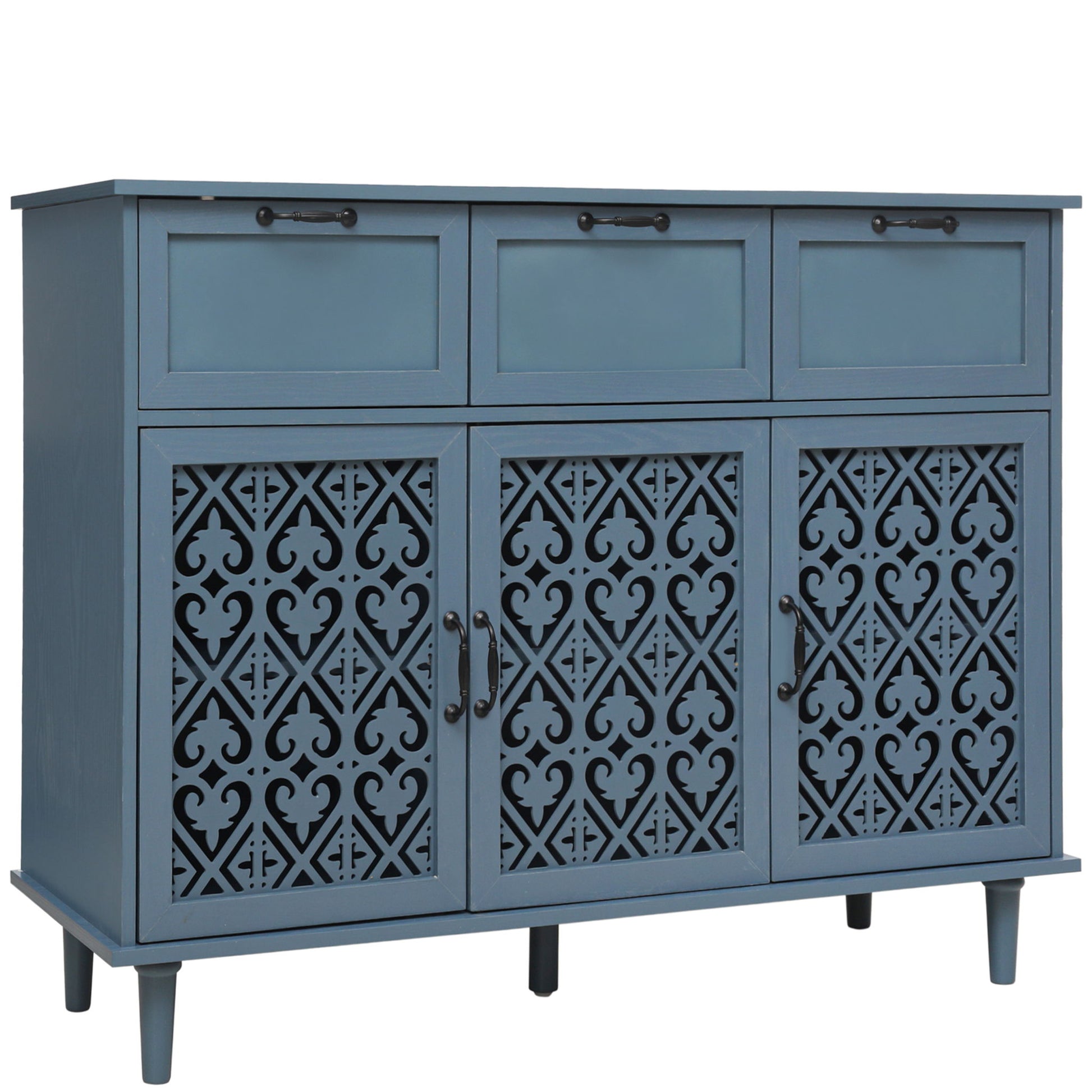 3 Door 3 Drawer Elegant Cabinet - Best Buy Furniture