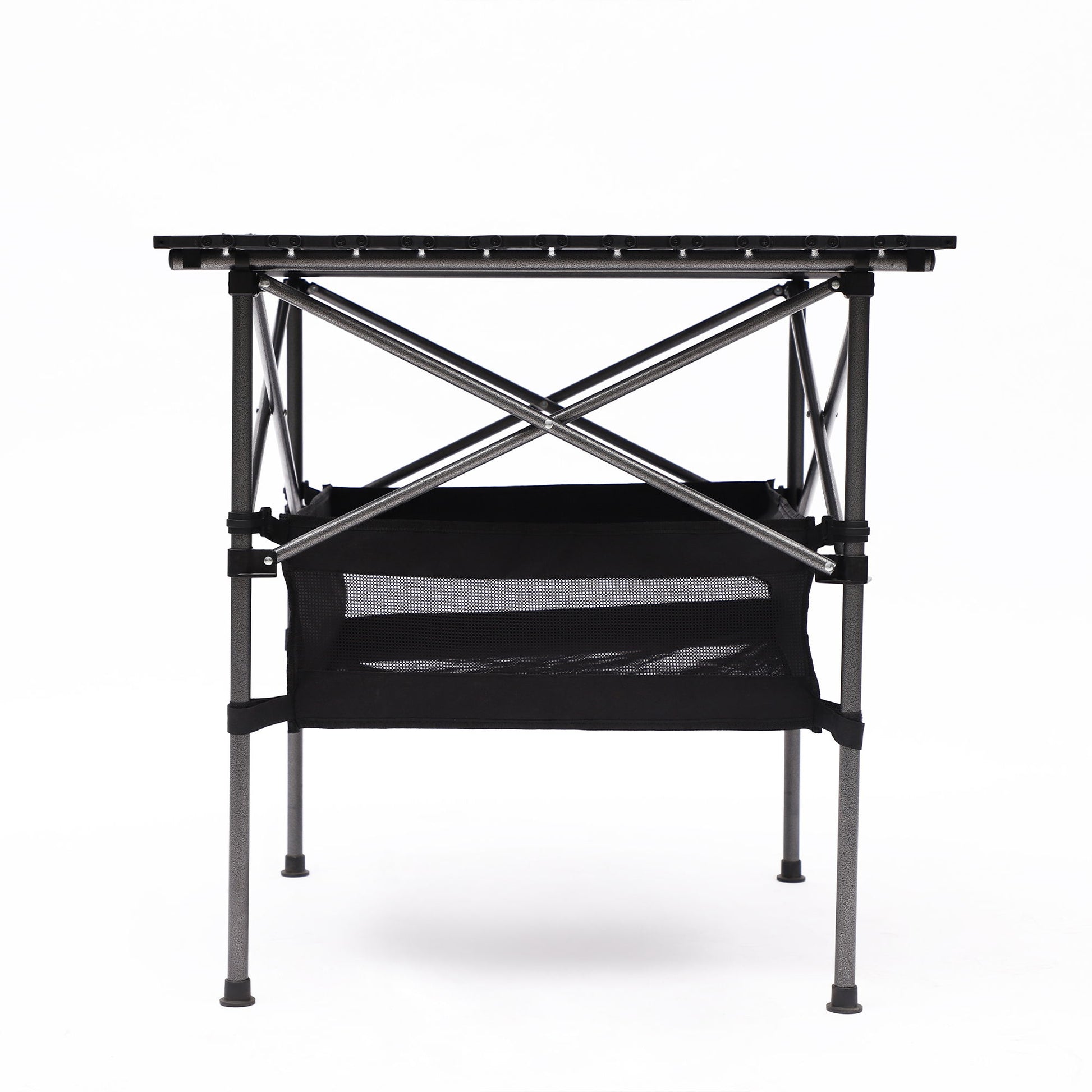 Folding Outdoor Table With Carrying Bag, Lightweight Aluminum Roll-Up Square Table For Indoor, Outdoor Camping, Picnics, Beach, Backyard, Bbq, Party, Patio - Black - Best Buy Furniture