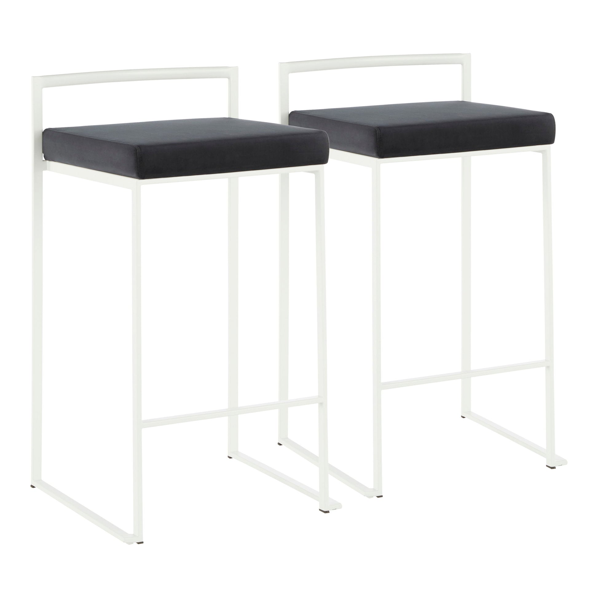 Fuji - Simple Elegance, Contemporary Stackable Counter Stool - Best Buy Furniture