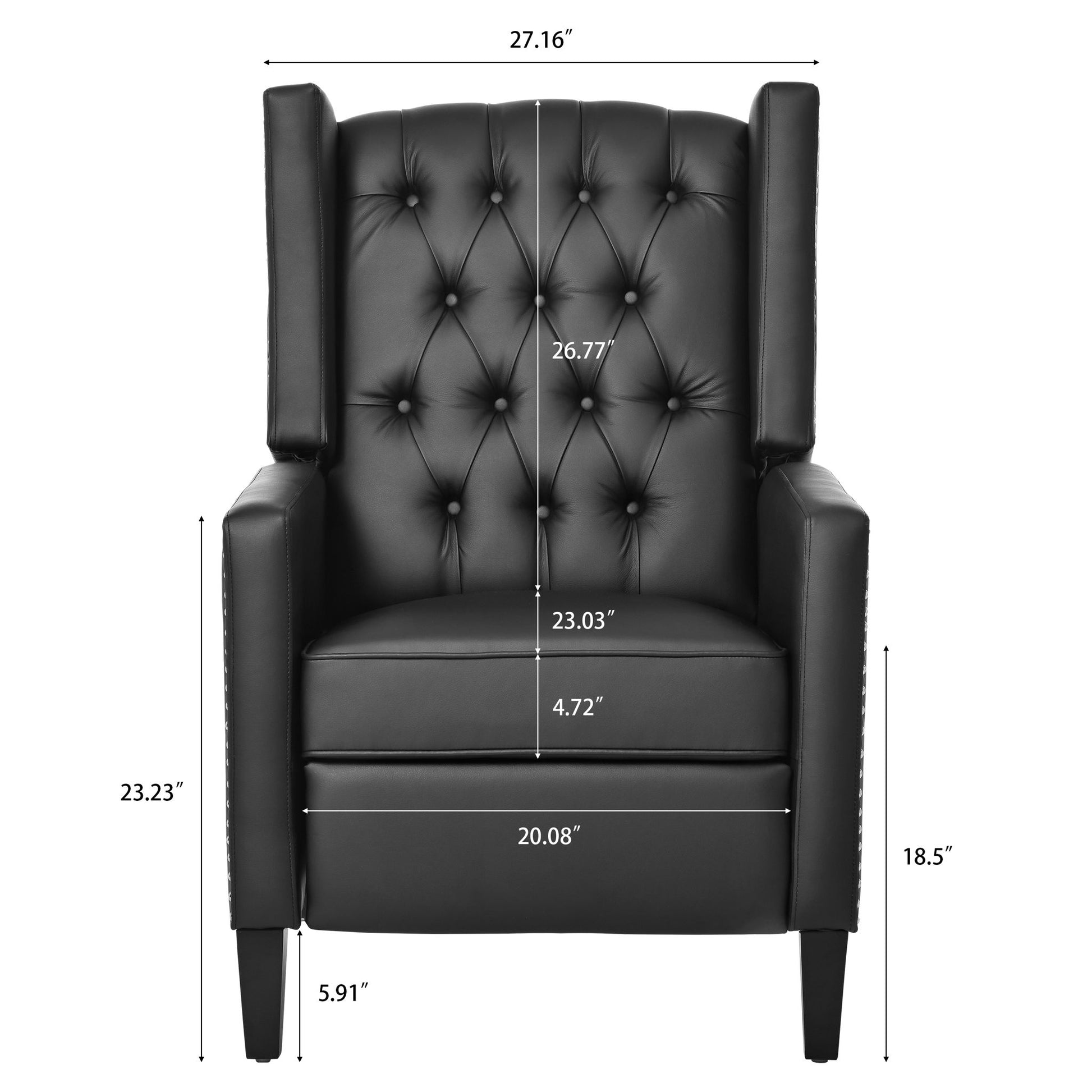 Manual Wing Chair Recliner - Best Buy Furniture