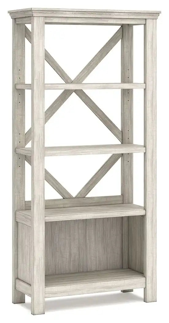 Carynhurst - Large Bookcase - Whitewash - Best Buy Furniture