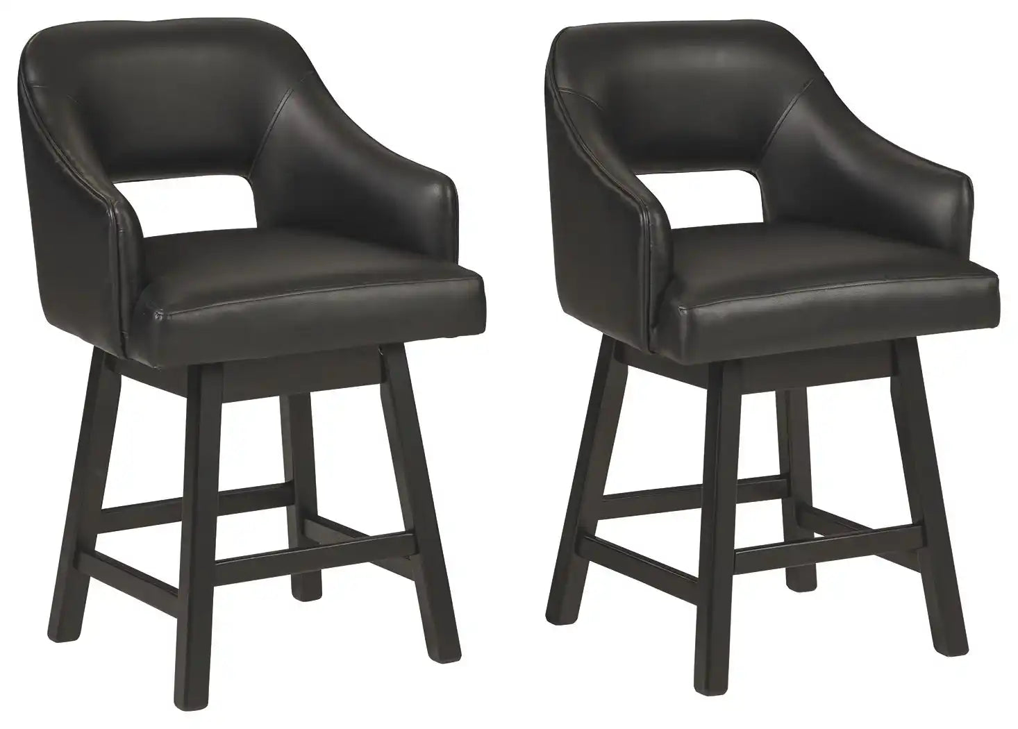 Tallenger - Upholstered Swivel Barstool (Set of 2) - Best Buy Furniture