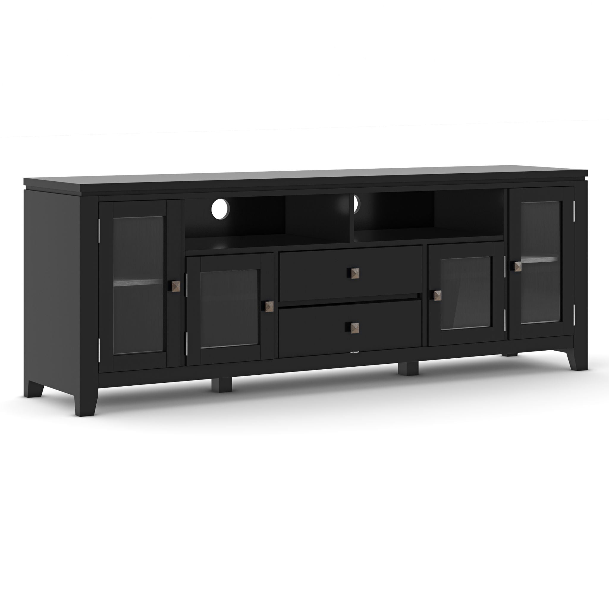 Cosmopolitan - Handcrafted Wide TV Media Stand - Best Buy Furniture