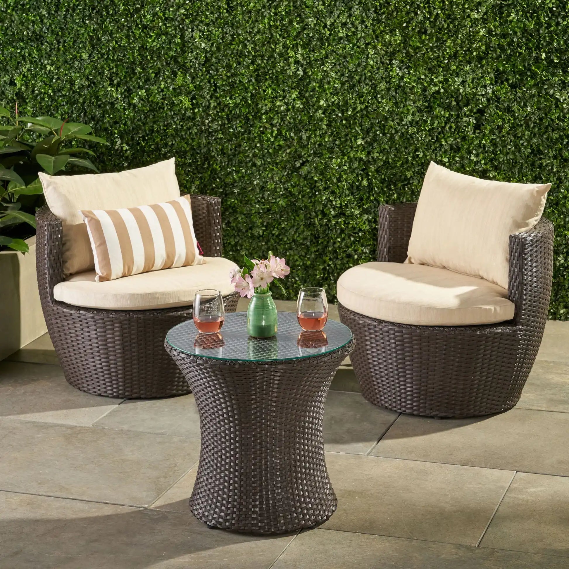 Kono - Chat Set Outdoor Furniture - Best Buy Furniture
