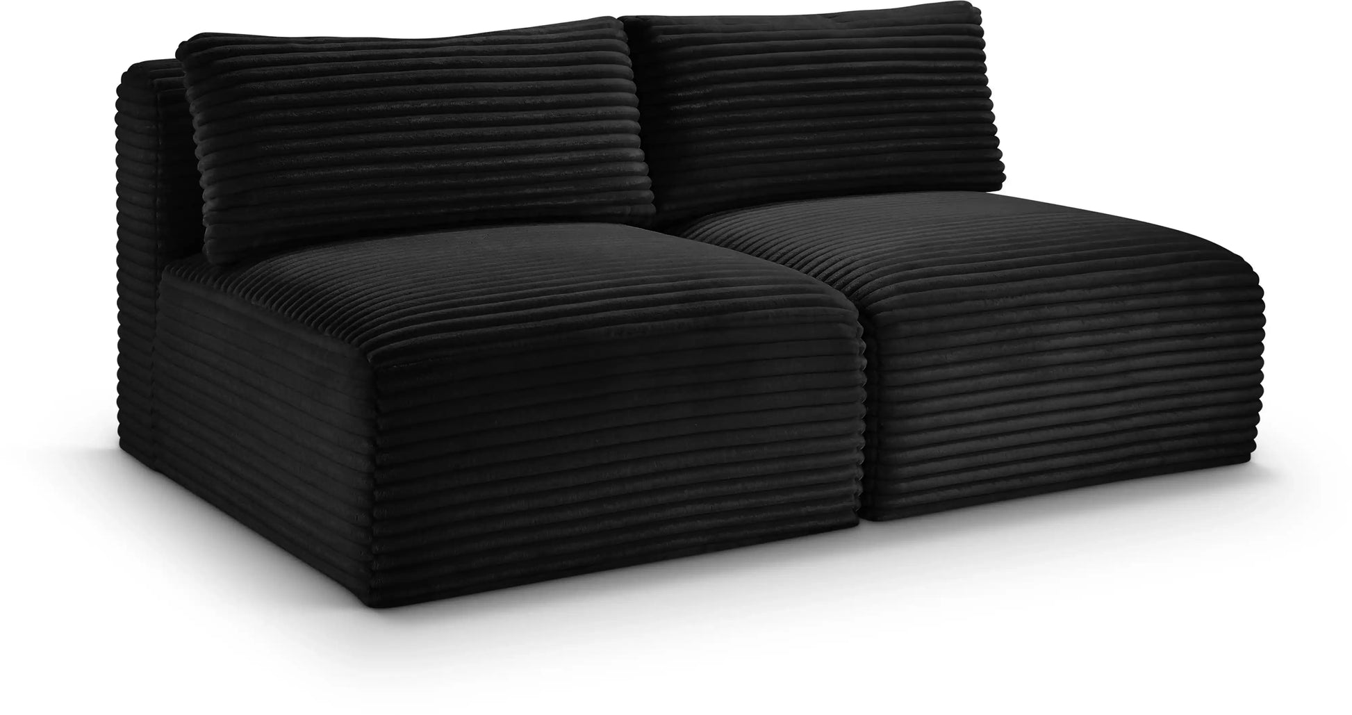 Shaggy - 2 Seat Modular Armless Sofa - Best Buy Furniture