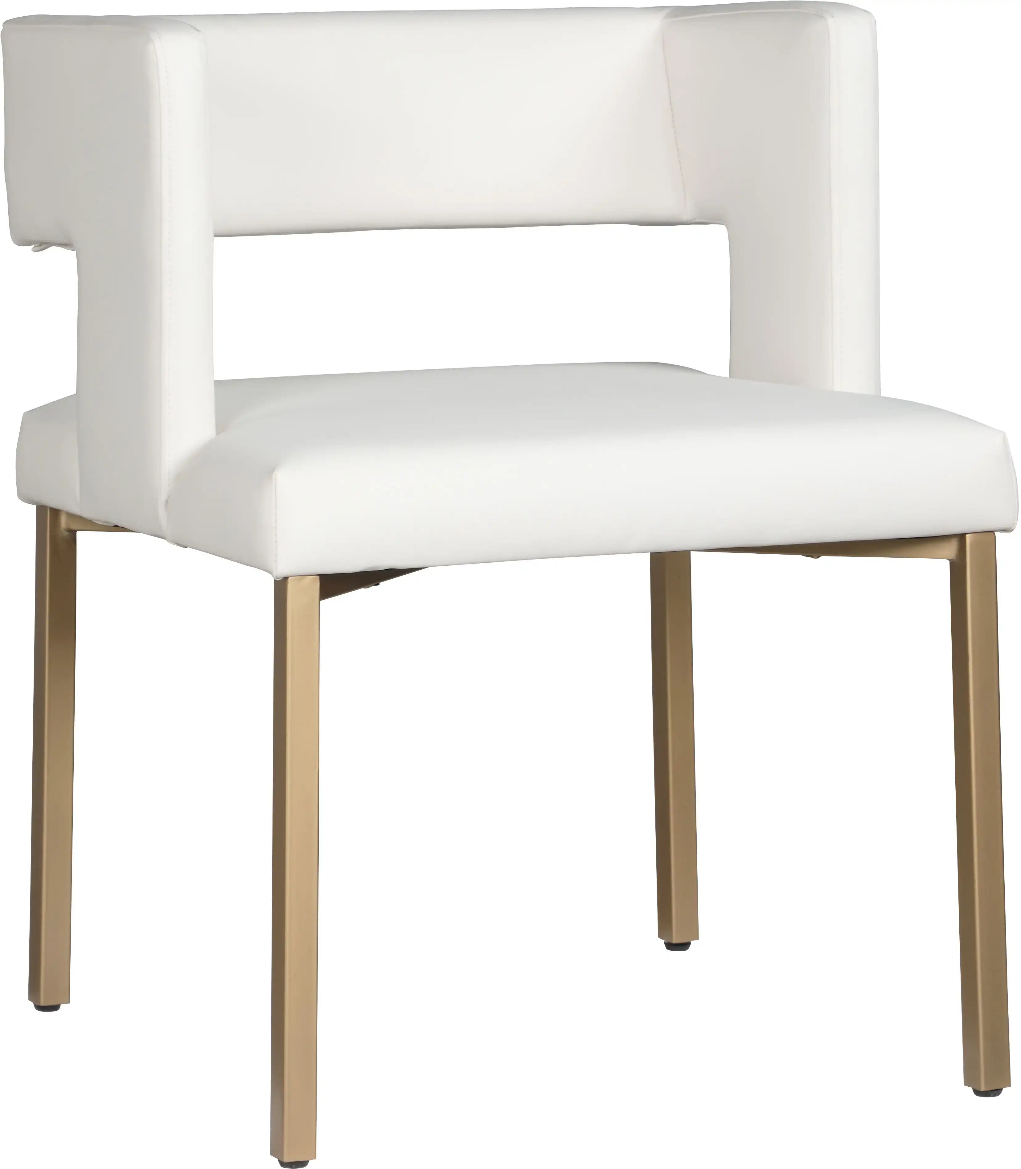 Caleb - Dining Chair with Gold Legs (Set of 2) - Best Buy Furniture